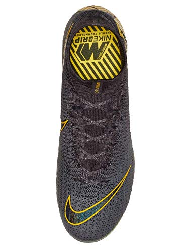 Nike Mercurial Superfly VI 6 Elite FG Cleats Size 13 - Men AH7365-070 Grey/Black/Yellow Soccer