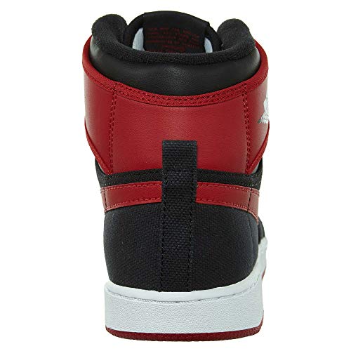 Nike Mens AJ1 Air Jordan 1 KO High OG Bred Black/Varsity Red-White Leather Size 10