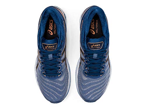 ASICS Men's Gel-Nimbus 22 Shoes, 14, Glacier Grey/Graphite Grey