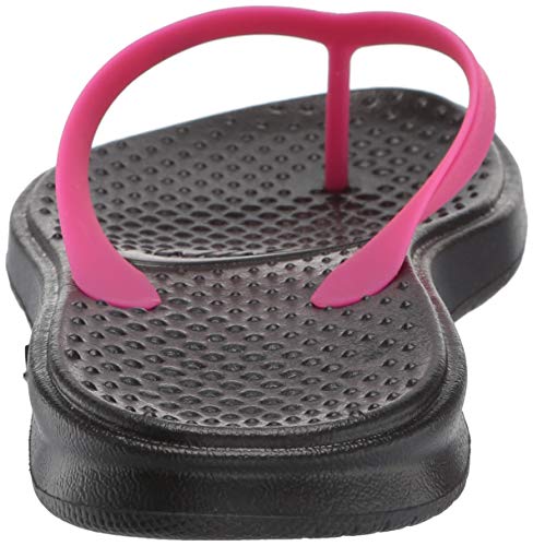 Nike Women's Solay Thong Sport Sandal, Black/White-Vivid Pink, 9 Regular US - Nike
