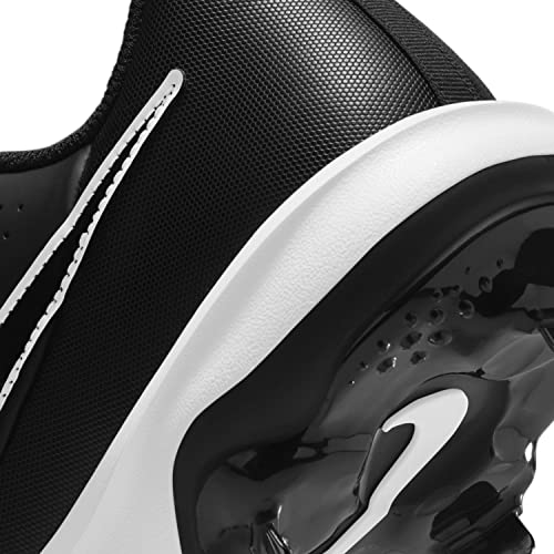 Nike Men's Alpha Huarache Elite 3 Metal Baseball Cleats CT0829-003 5 Black/White - Nike