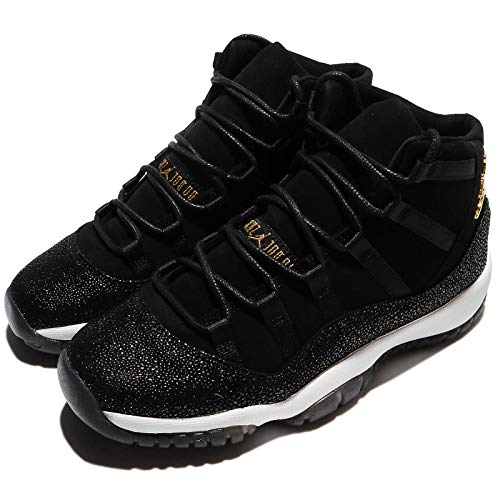Air Jordan 11 Retro Premium Heiress Black Stingray Size 7 - Women 852625-030 Black/Gold-White