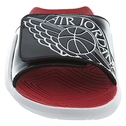 Jordan Hydro 7 Slides Taille 9 - Homme AA2517-001 Noir/Blanc/Gym Rouge Sandale
