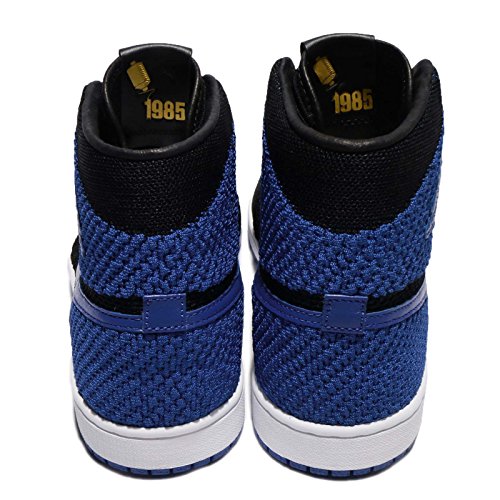 Air Jordan 1 Retro High Flyknit Royal - Men 919704-006 Black/Game Royal-White - Jordan