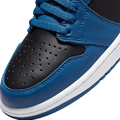 Air Jordan 1 Retro High OG Dark Marina Blue Size 9 - Men 555088-404 Black-White - Jordan