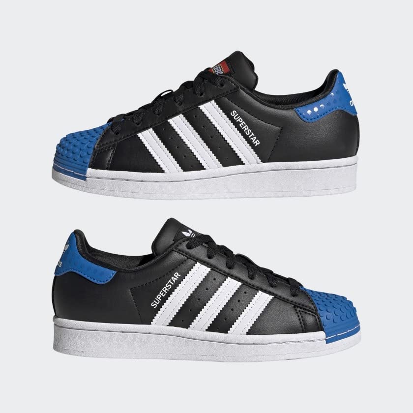 adidas Superstar x Lego® Shoes Kids', Black, Size 6 - Adidas