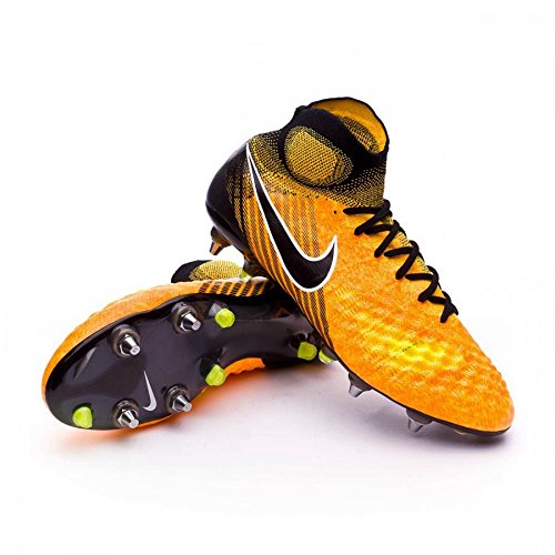 Nike Magista Obra II SG Pro - 869482 802 - Botas de fútbol para hombre Talla 8/9 Laser Naranja Negro Blanco