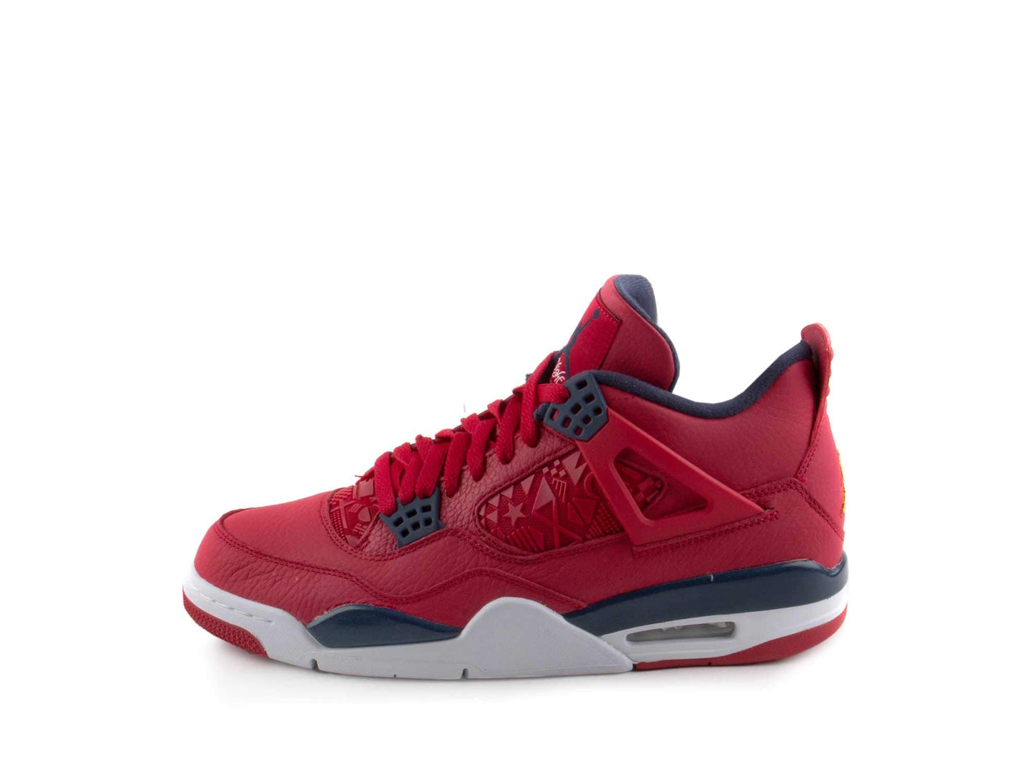 Air Jordan 4 Retro SE Fiba Gym Rojas/Obsidian-Blancas CI1184-617 - Talla de hombre 10.5