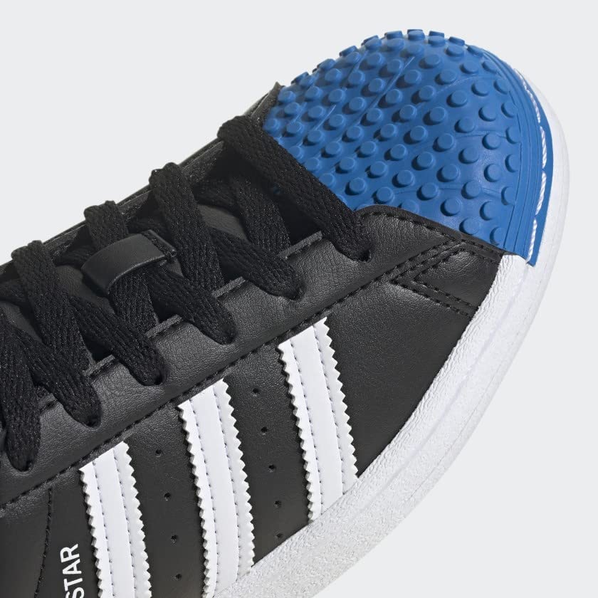 adidas Superstar x Lego® Shoes Kids', Black, Size 6 - Adidas