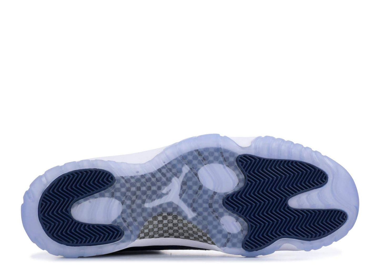 Nike Air Jordan 11 XI Retro Low Hombre Talla 13 Piel de serpiente CD6846-102 Blanco/Negro/Azul marino)
