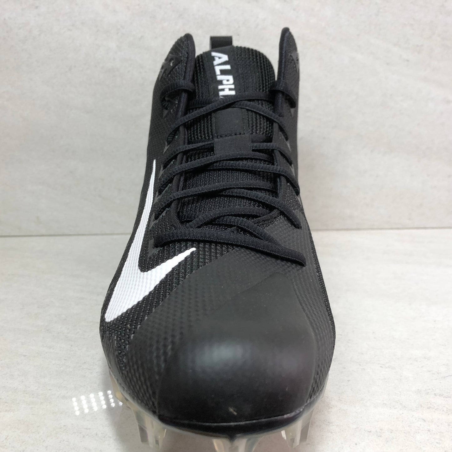 Nike Alpha Menace Pro Mid TD PF 010 Crampons de football pour homme Taille 11,5/Taille 12 Noir