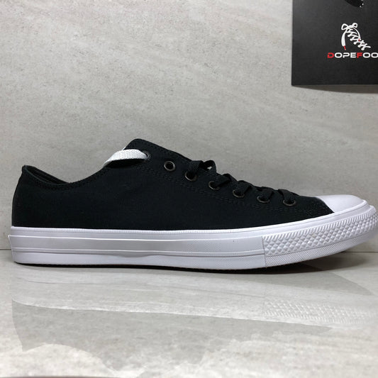 Converse Chuck Taylor II All Star Ox Lo 150149c Black/White Men's Size 8.5/Size 13 - Converse