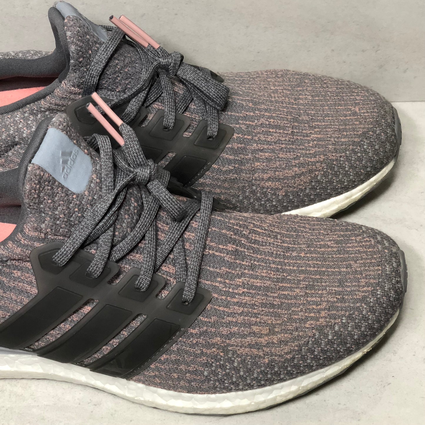 Adidas Men's Ultraboost Size 11 Grey Four/Grey Four/Trace Pink s82022 - Adidas