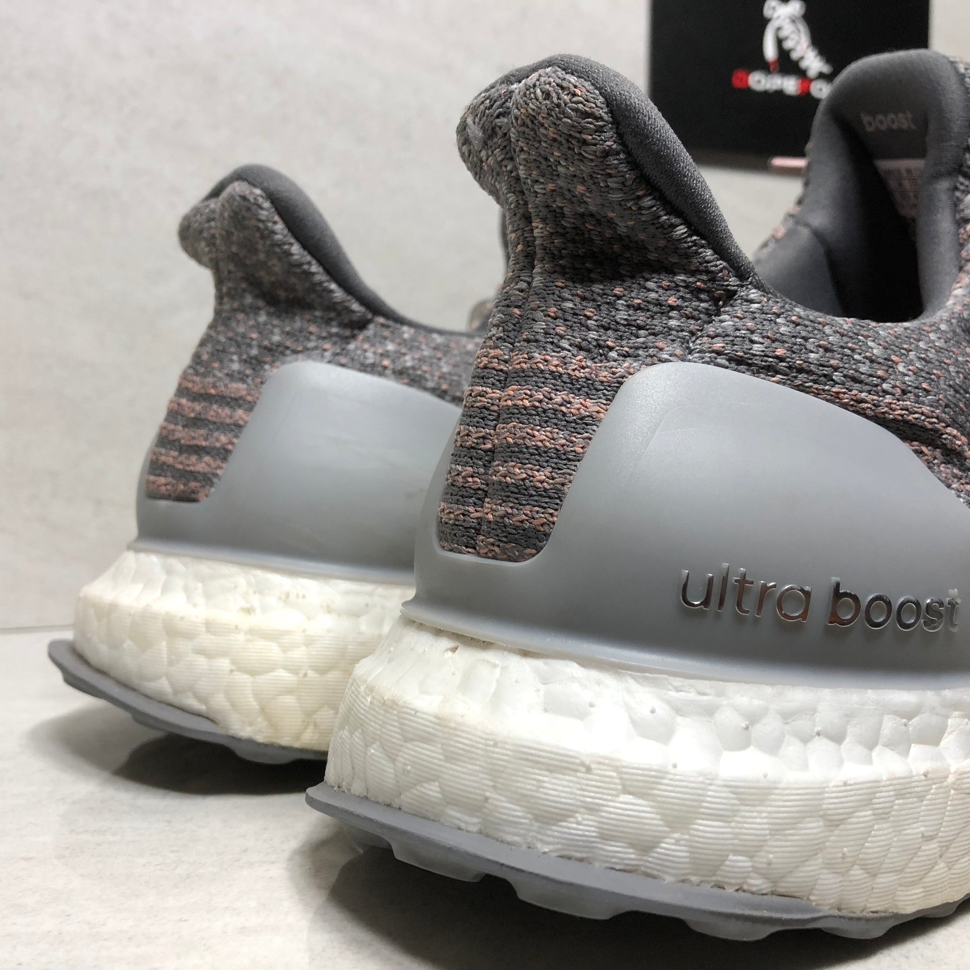 Adidas Men's Ultraboost Size 11 Grey Four/Grey Four/Trace Pink s82022 - Adidas