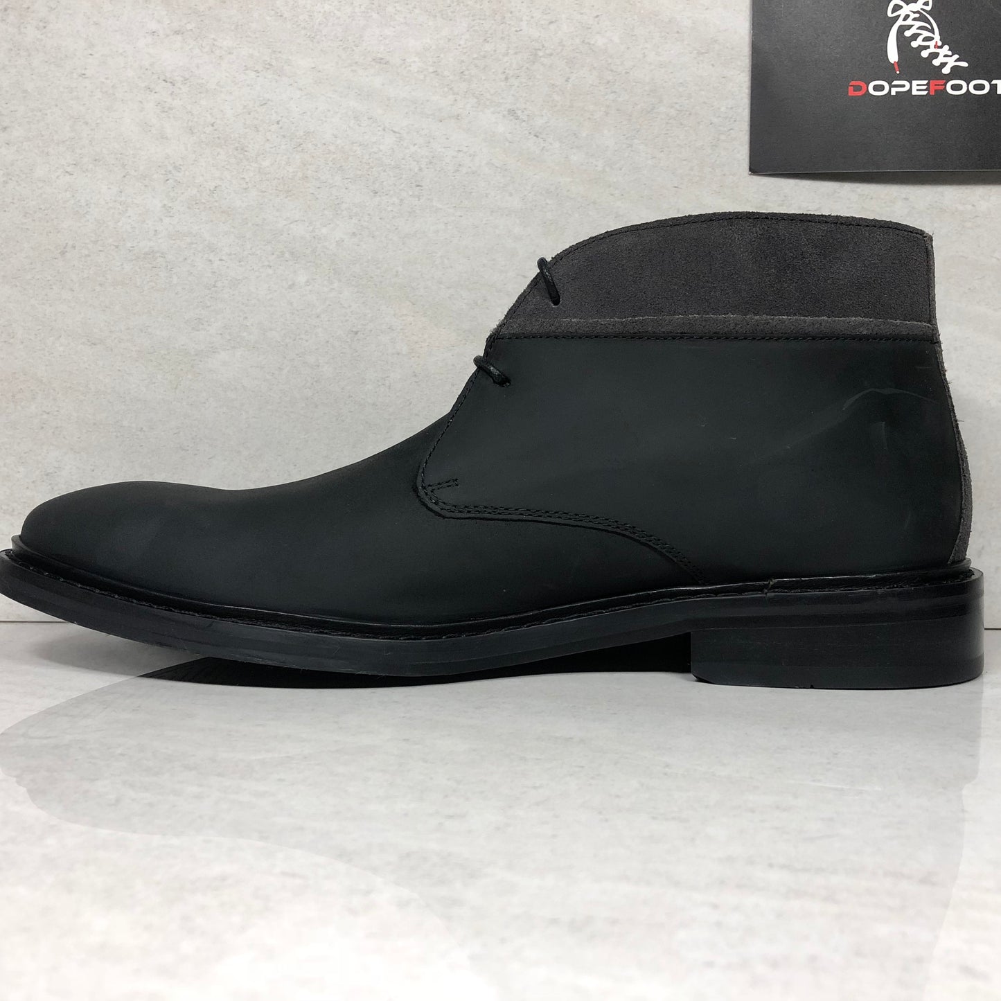 DS Cole Haan Benton Welt Chukka II Boot Taille 8/Taille 9.5 Noir C24573