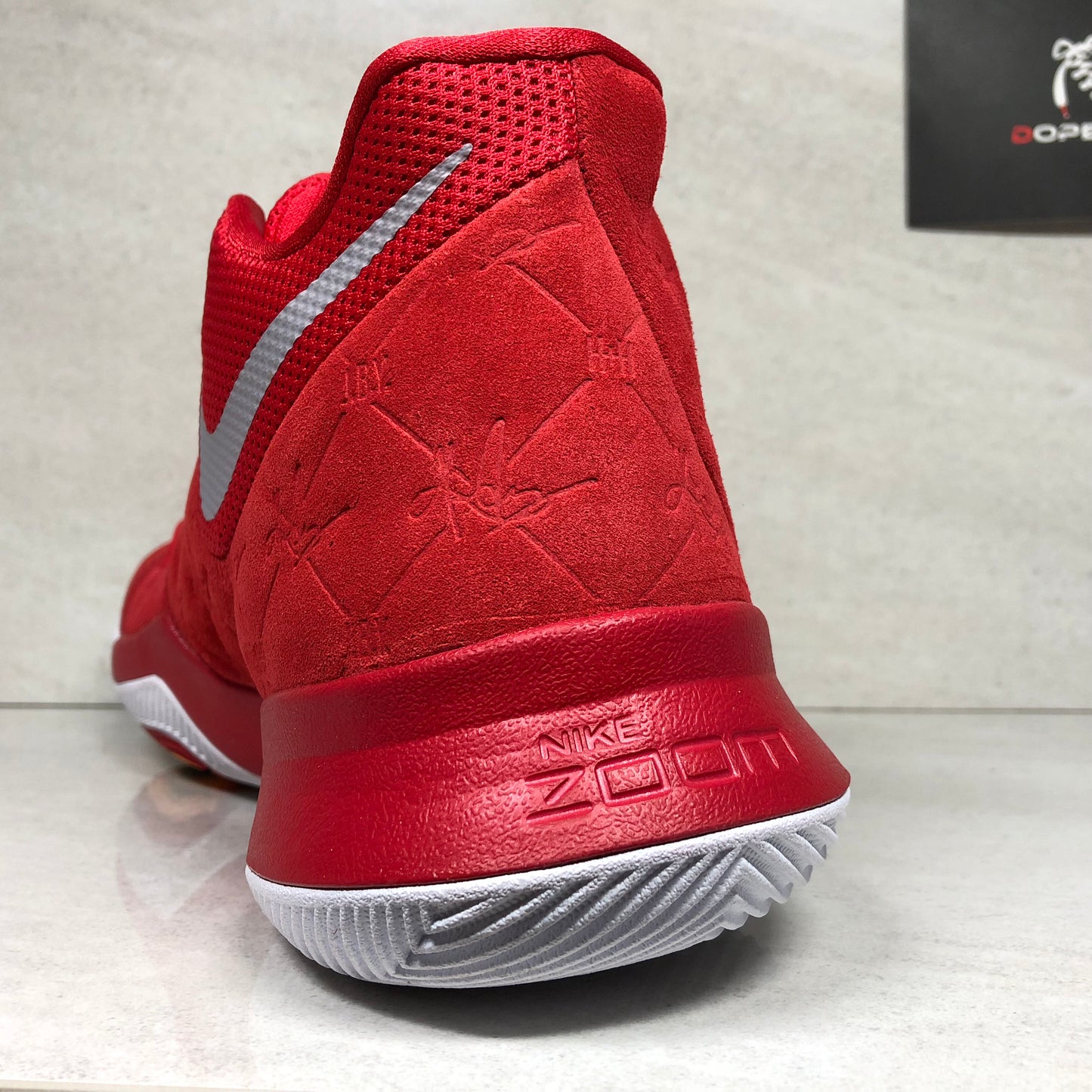 Nike Basketball Kyrie 3 University Red/White - 852395 601 - Men's Size 11.5