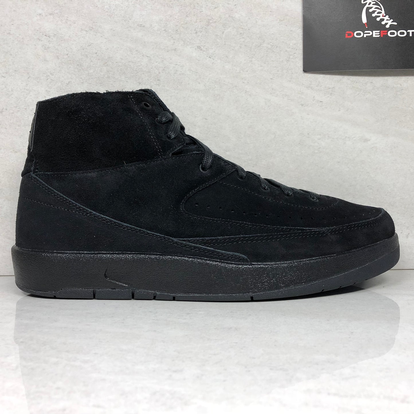 Air Jordan 2 Decon Black Suede - 897521 010 - Talla 8/Talla 8.5/Talla 10.5