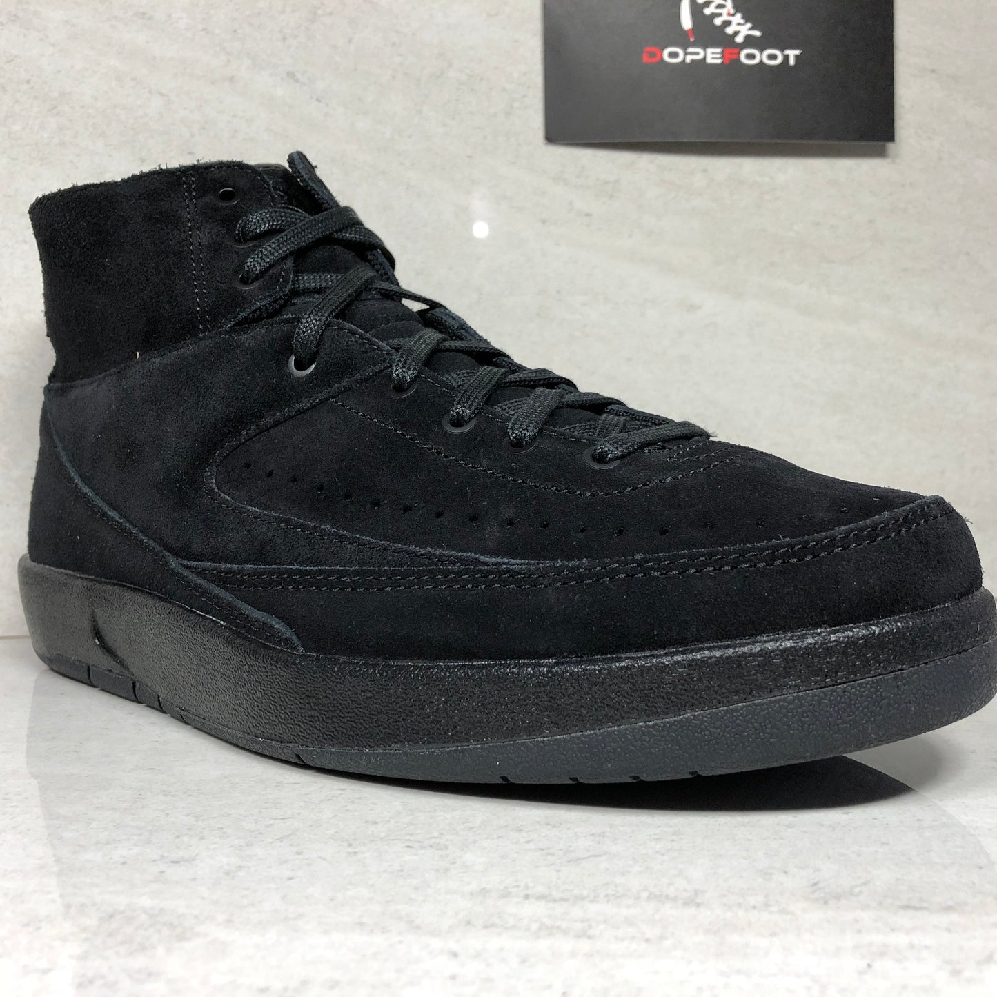 Air Jordan 2 Decon Black Suede - 897521 010 - Talla 8/Talla 8.5/Talla 10.5