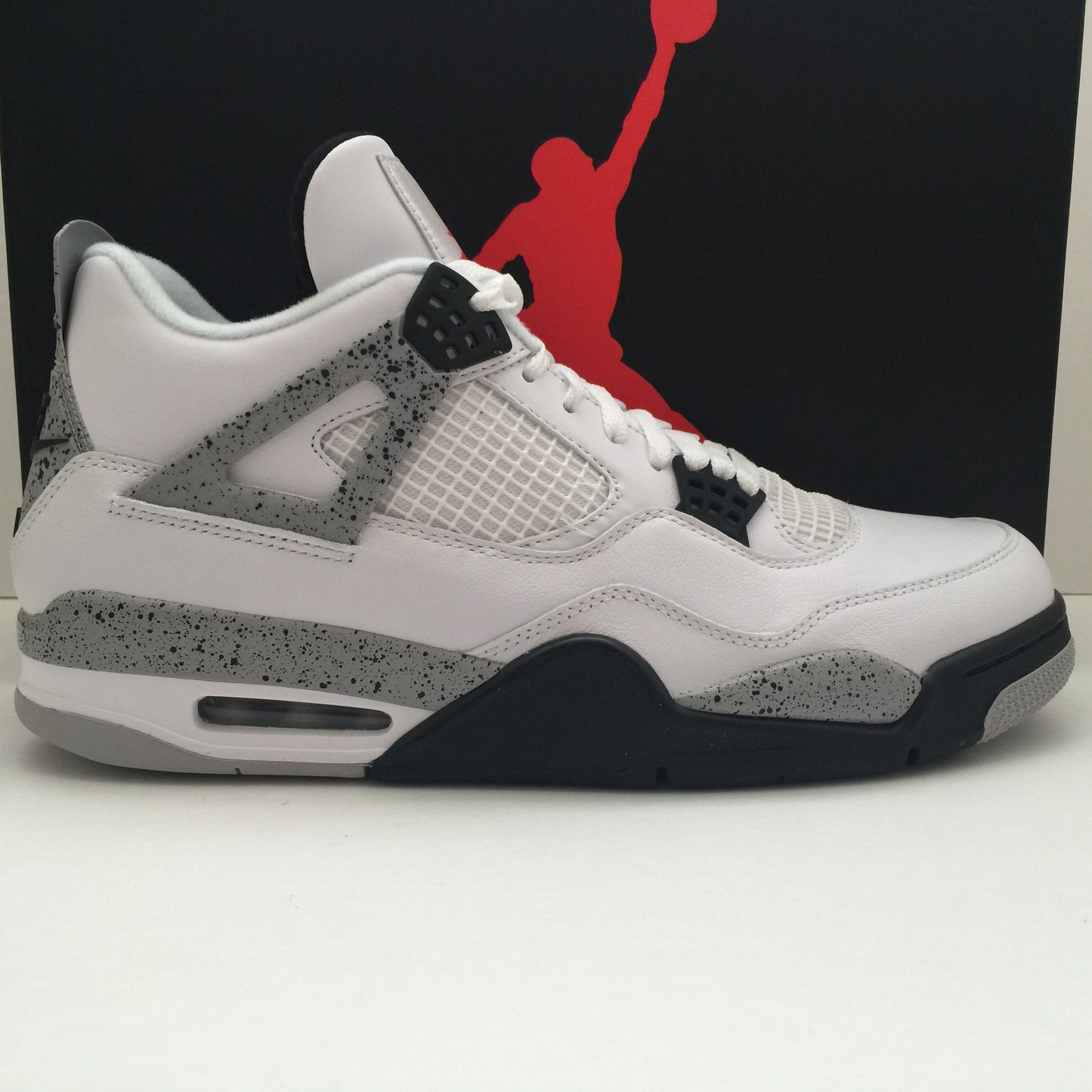 DS Nike Air Jordan 4 Retro OG Cement Size 11/Size 11.5/Size 12/Size 14 - DOPEFOOT
 - 1