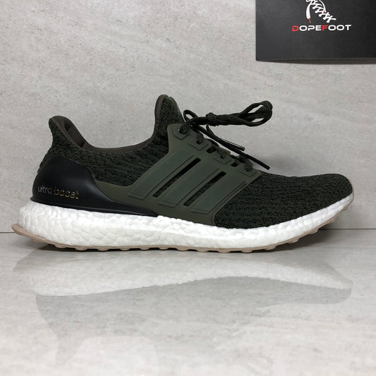 DS Adidas Ultra Boost 3.0 Night Cargo Sample Size 9 Olive Green S80637 - Adidas