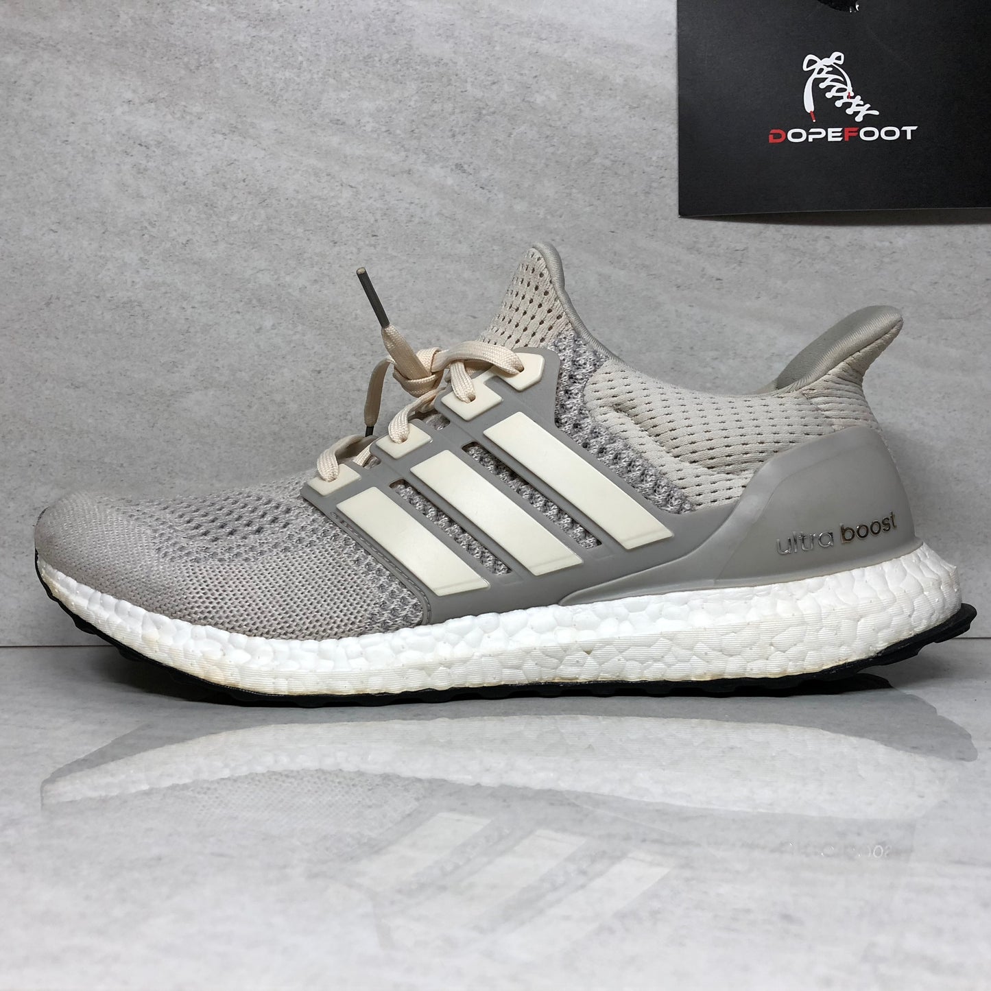 Adidas Ultra Boost Cream Size 12 Chalk 1.0 ltd AQ5559 - Adidas