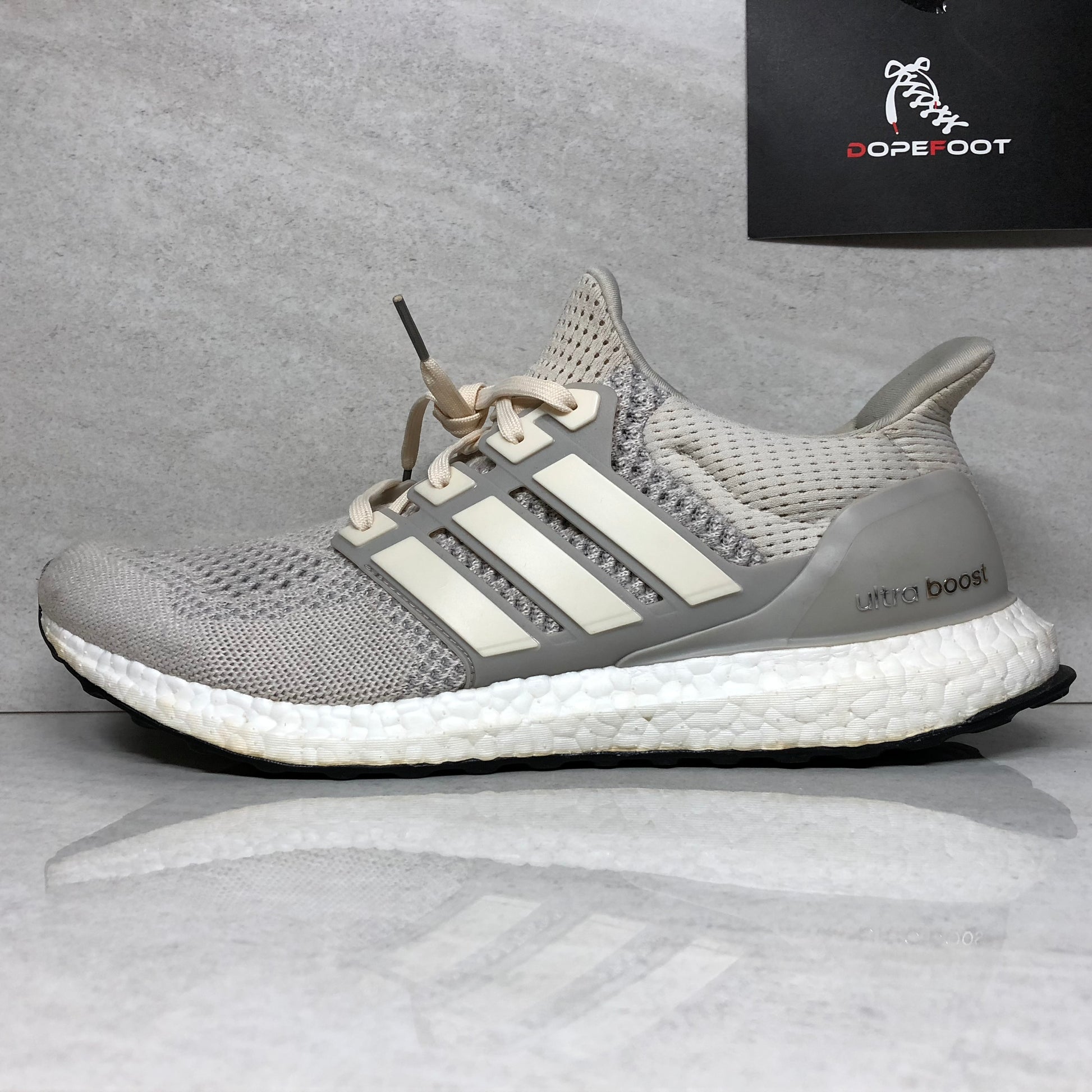 Adidas Ultra Boost Cream Size 12 Chalk 1.0 ltd AQ5559 - Adidas