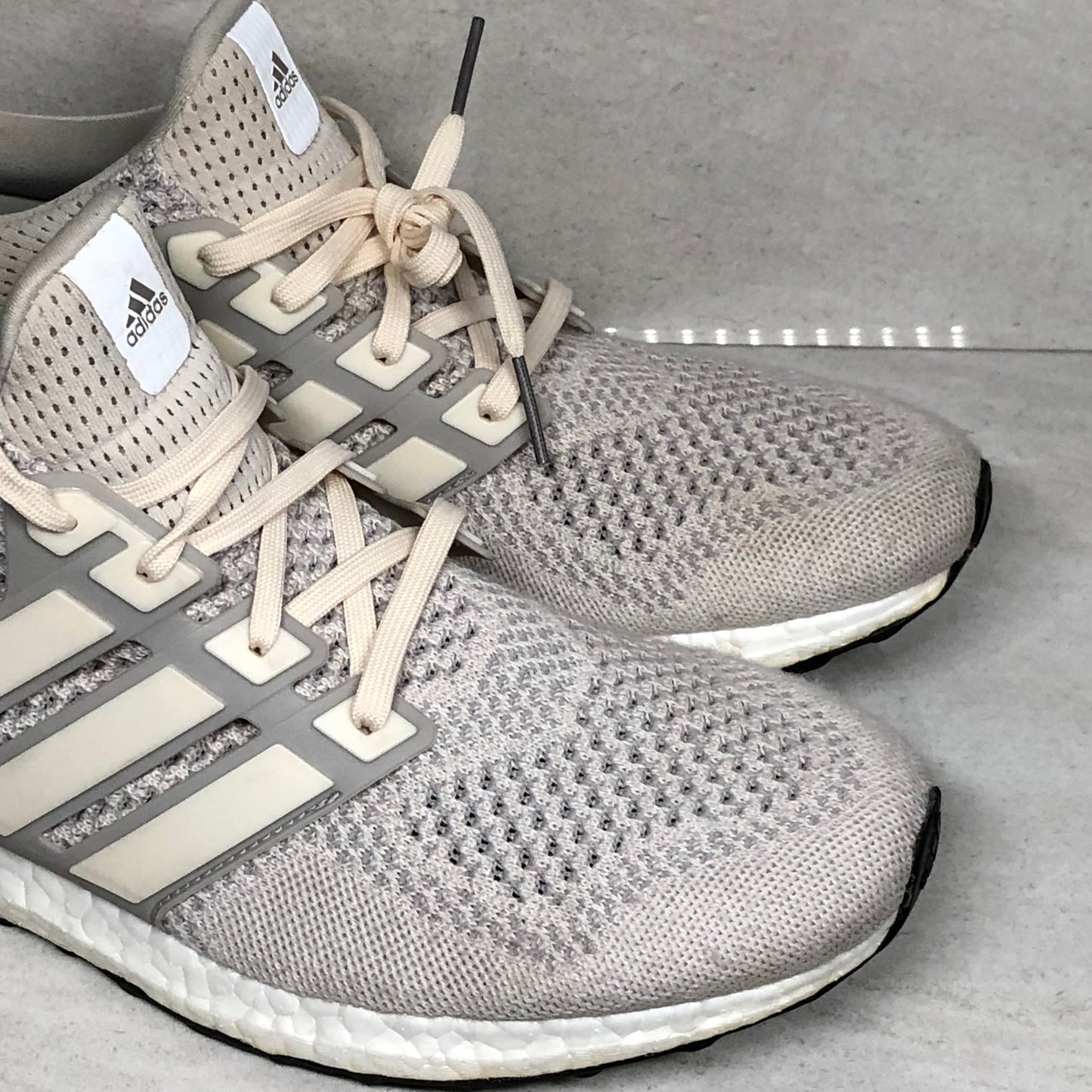 Adidas Ultra Boost Cream Size 12 Chalk 1.0 ltd AQ5559 - Adidas