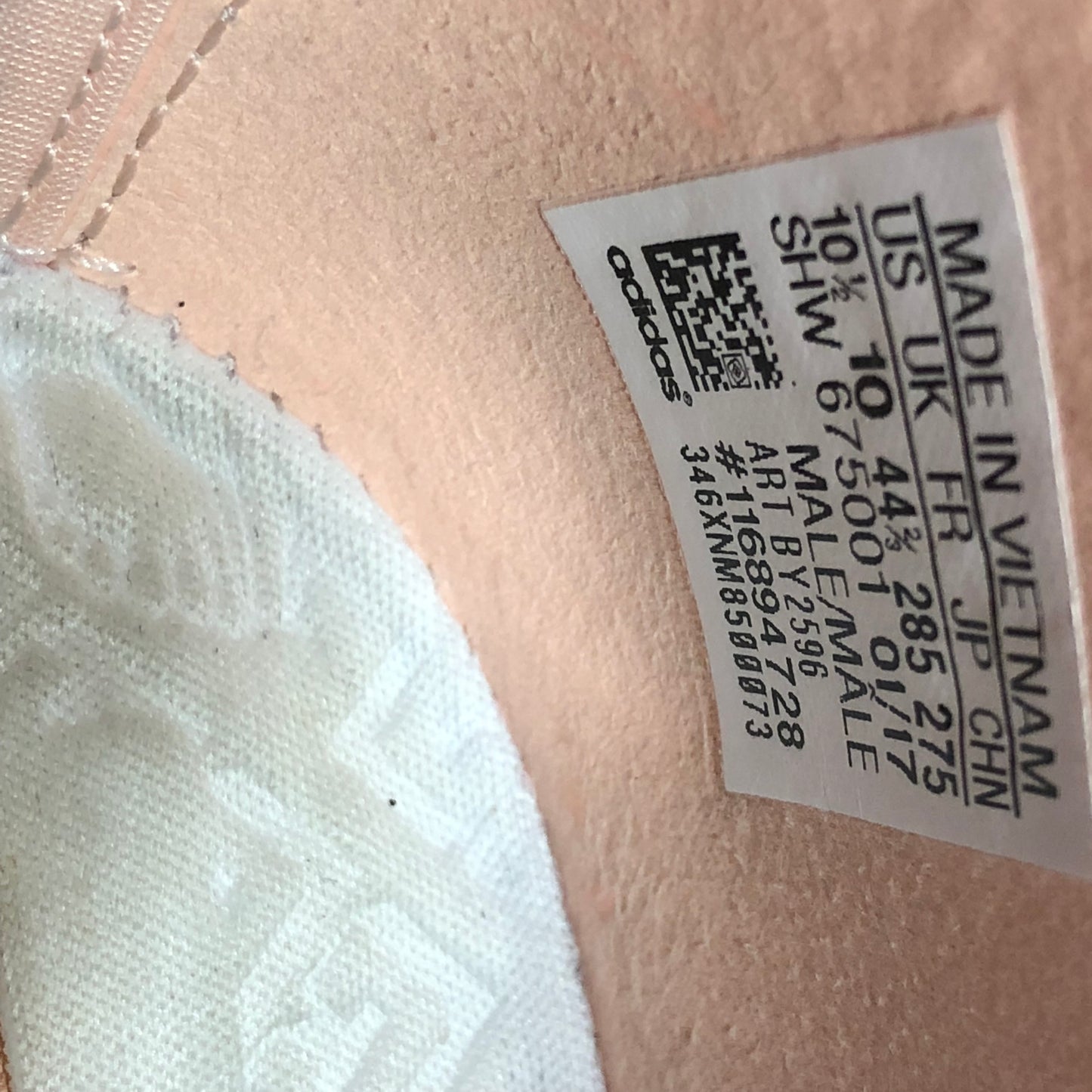 Adidas CS2 PK Kith Naked Taille 10.5 Rose/Blanc BY2596