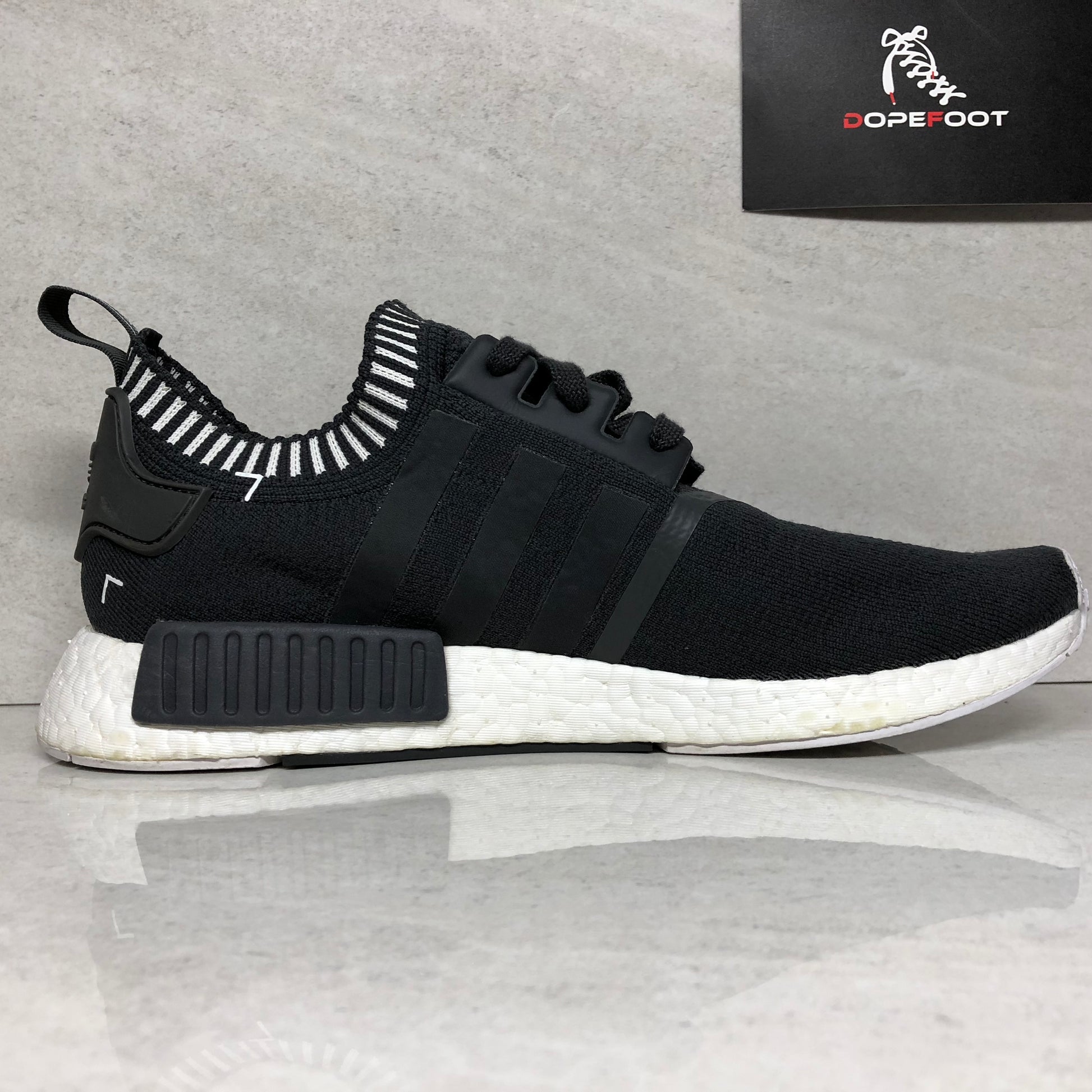 Adidas NMD R1 PK JAPAN Size 10.5 Grey Primeknit S81849 - Adidas