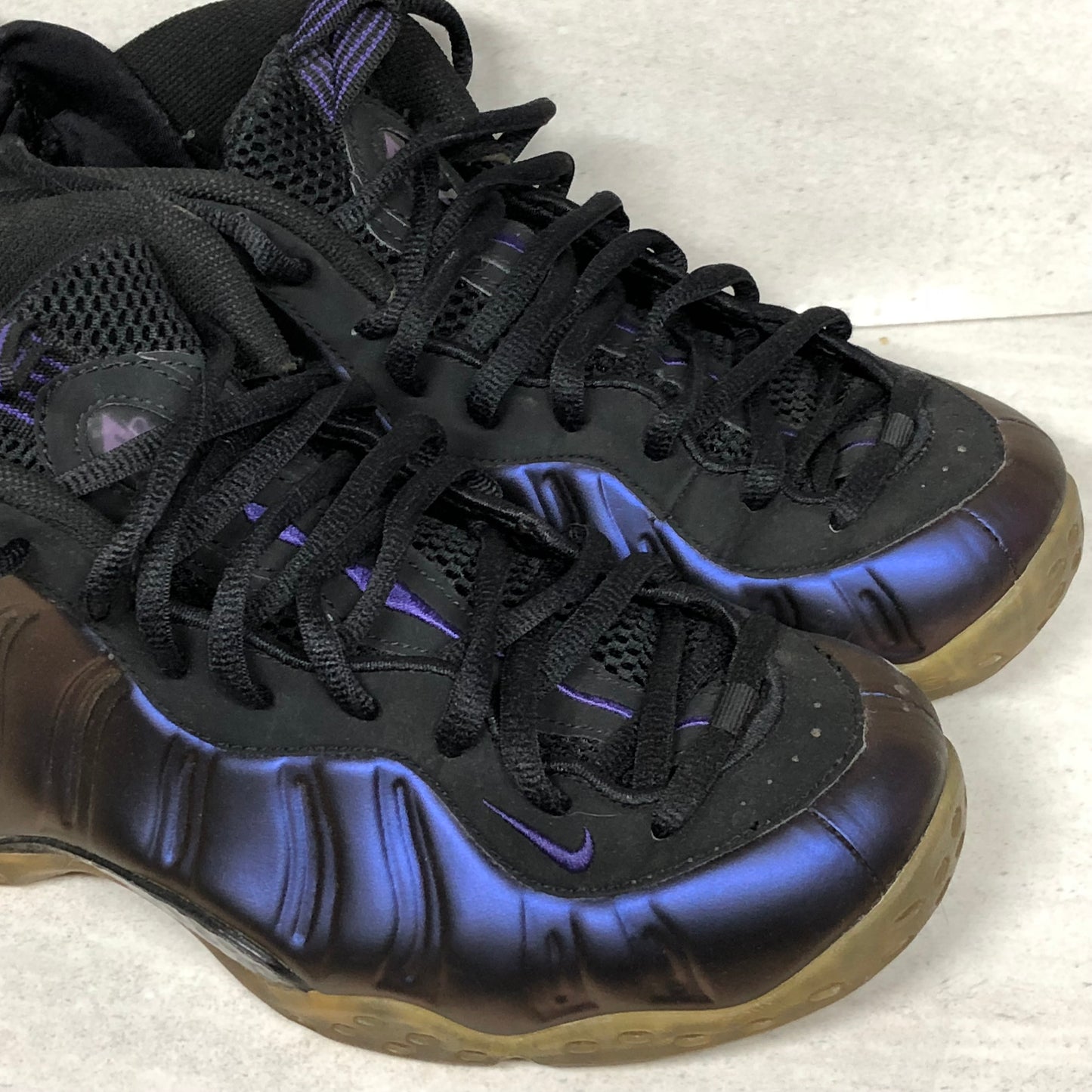 Nike Air Foamposite One Berenjena Talla 9.5 Negro 314996 051