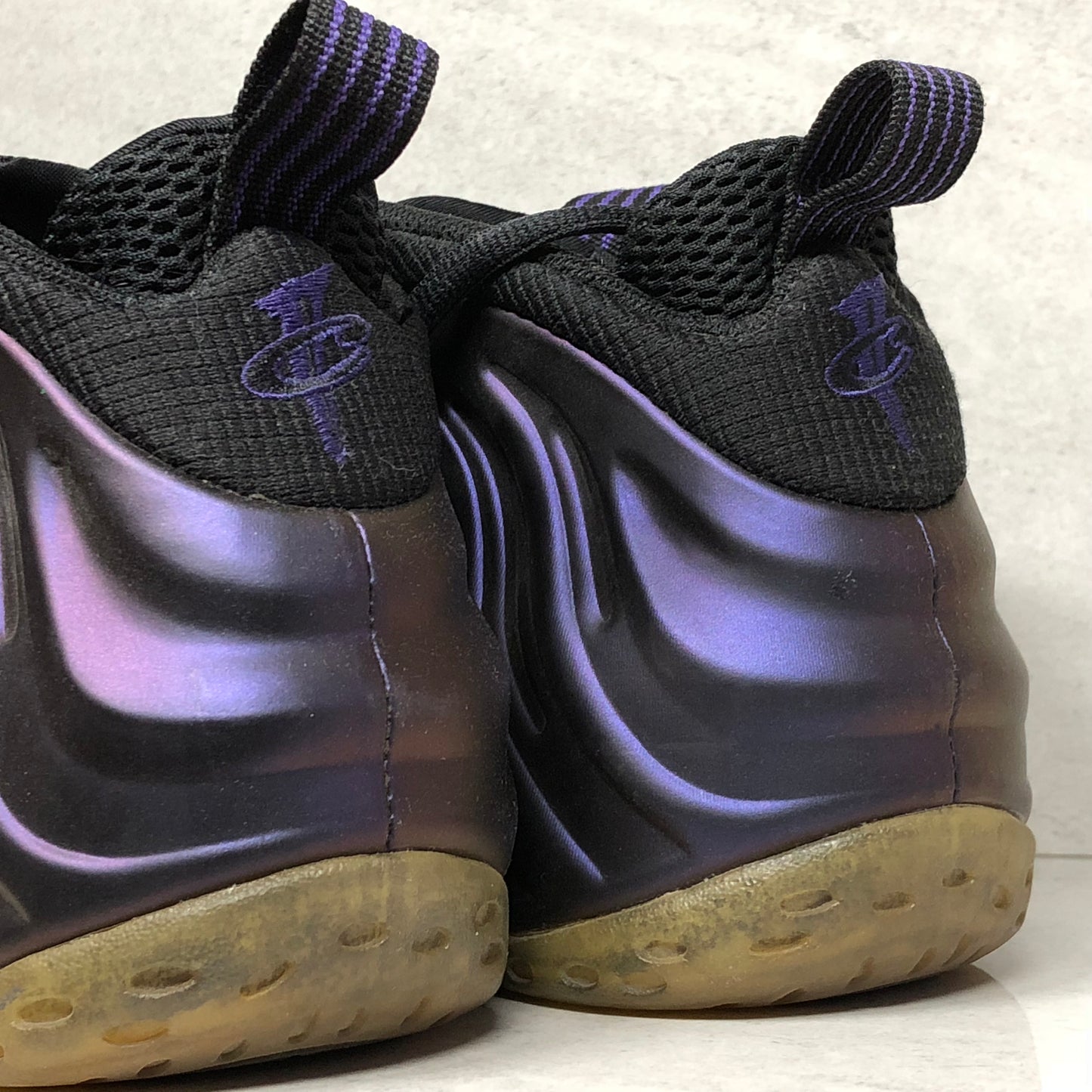 Nike Air Foamposite One Berenjena Talla 9.5 Negro 314996 051