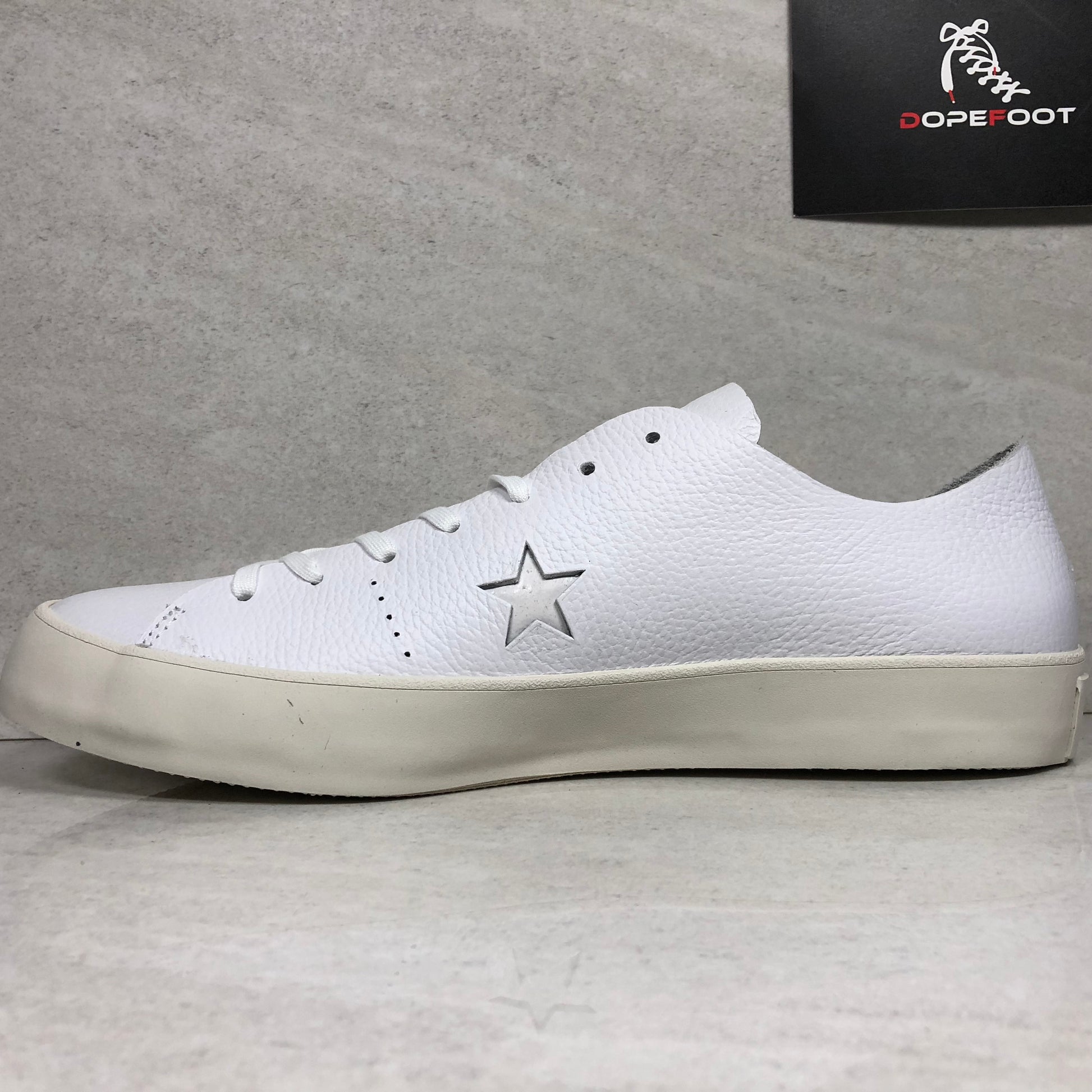 Converse One Star Prime Low Top Size 10.5/Size 11.5/Size 12 White 154839C - Converse