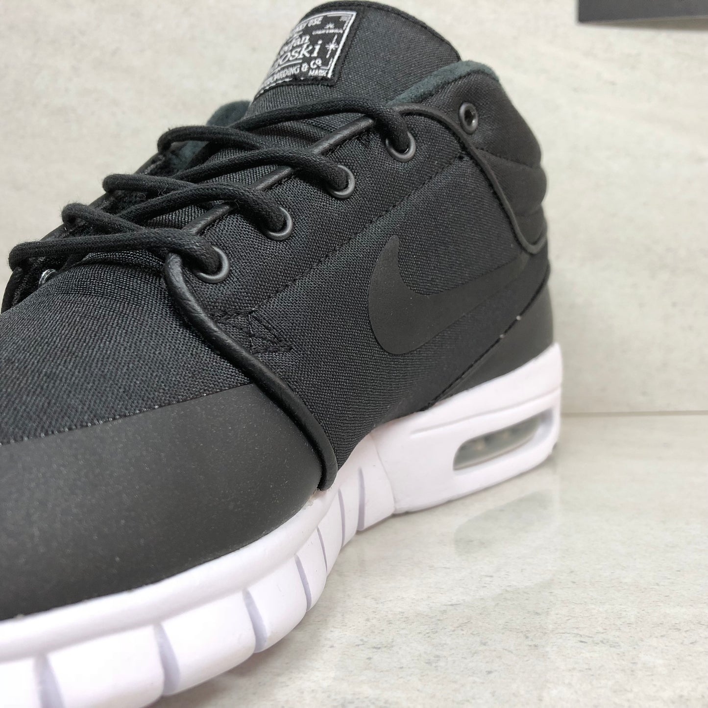 Nike Stefan Janoski Max Mid - 807507 001 - Taille 9.5 Noir/Blanc