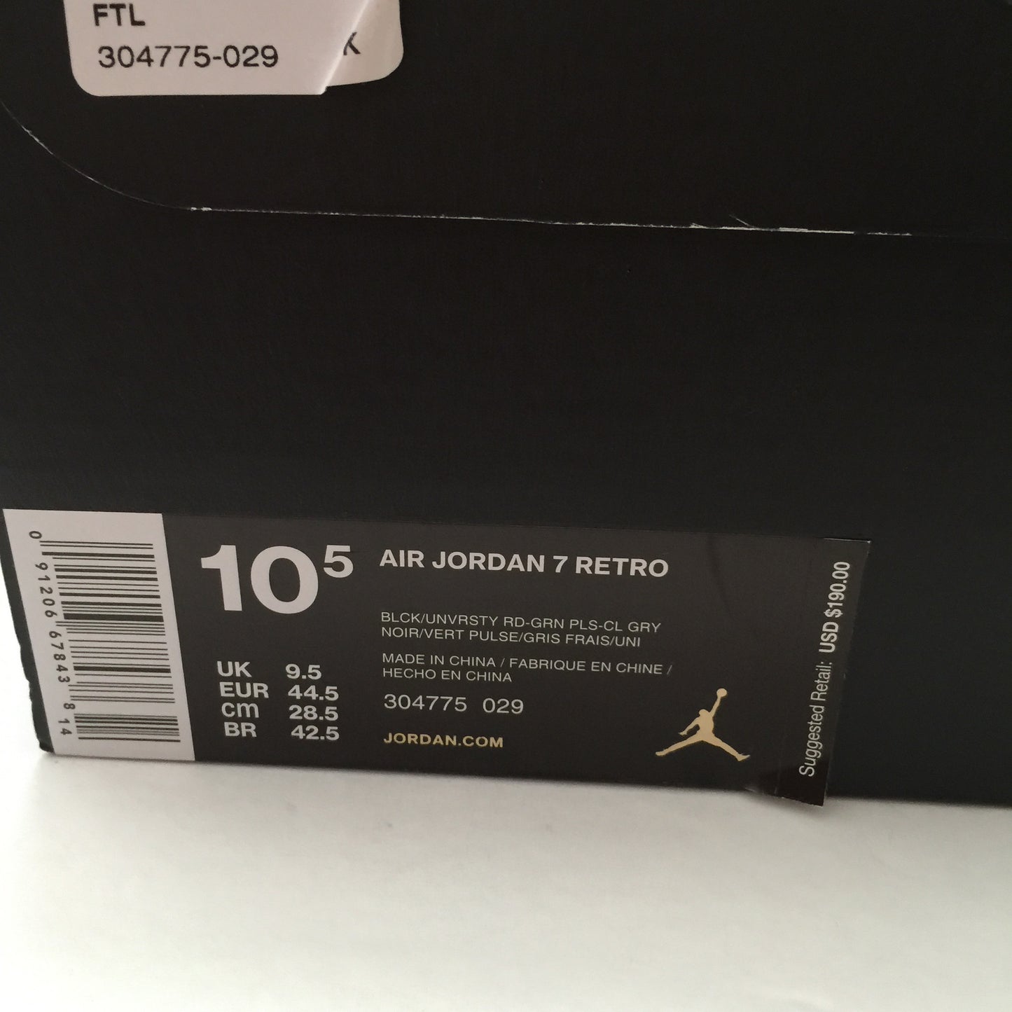 DS Nike Air Jordan 7 Retro Marvin The Martian Size 9.5/Size 10 - DOPEFOOT
 - 2