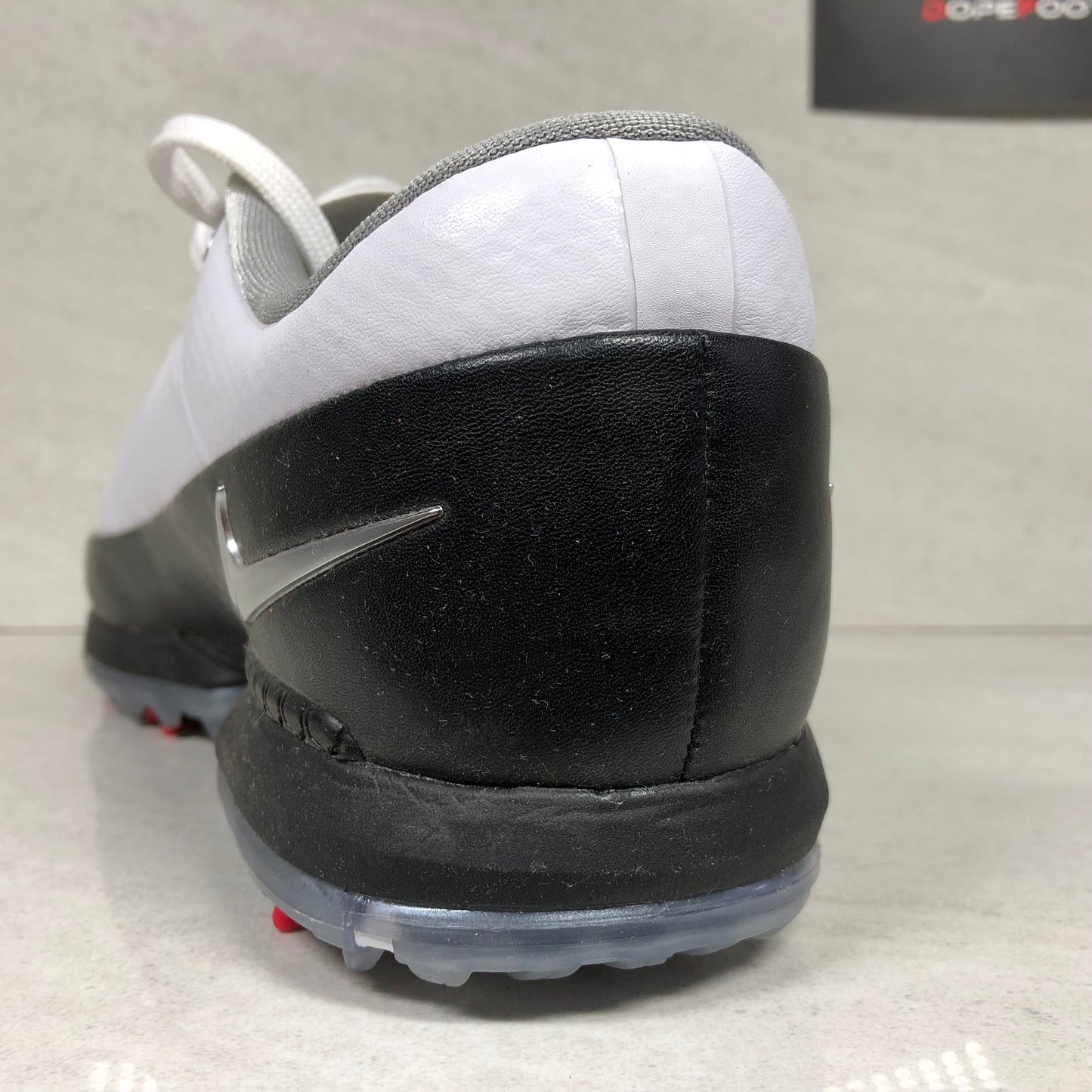 DS Nike Air Zoom Attack Golf Zapatos Tamaño 9 Blanco/Negro 853739 101