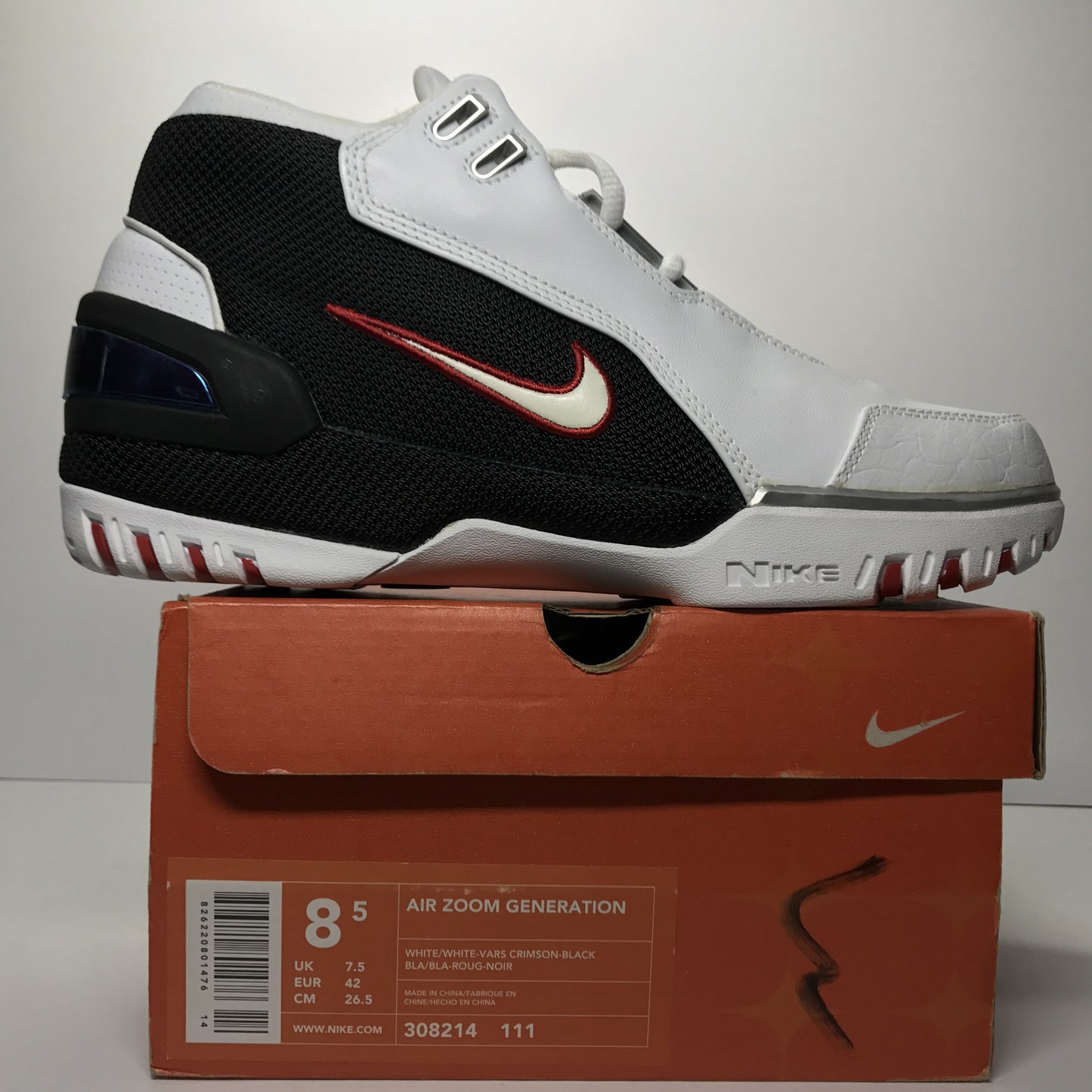 DS Nike Air Zoom Generation Lebron 1 2003 OG Size 8.5 - Nike