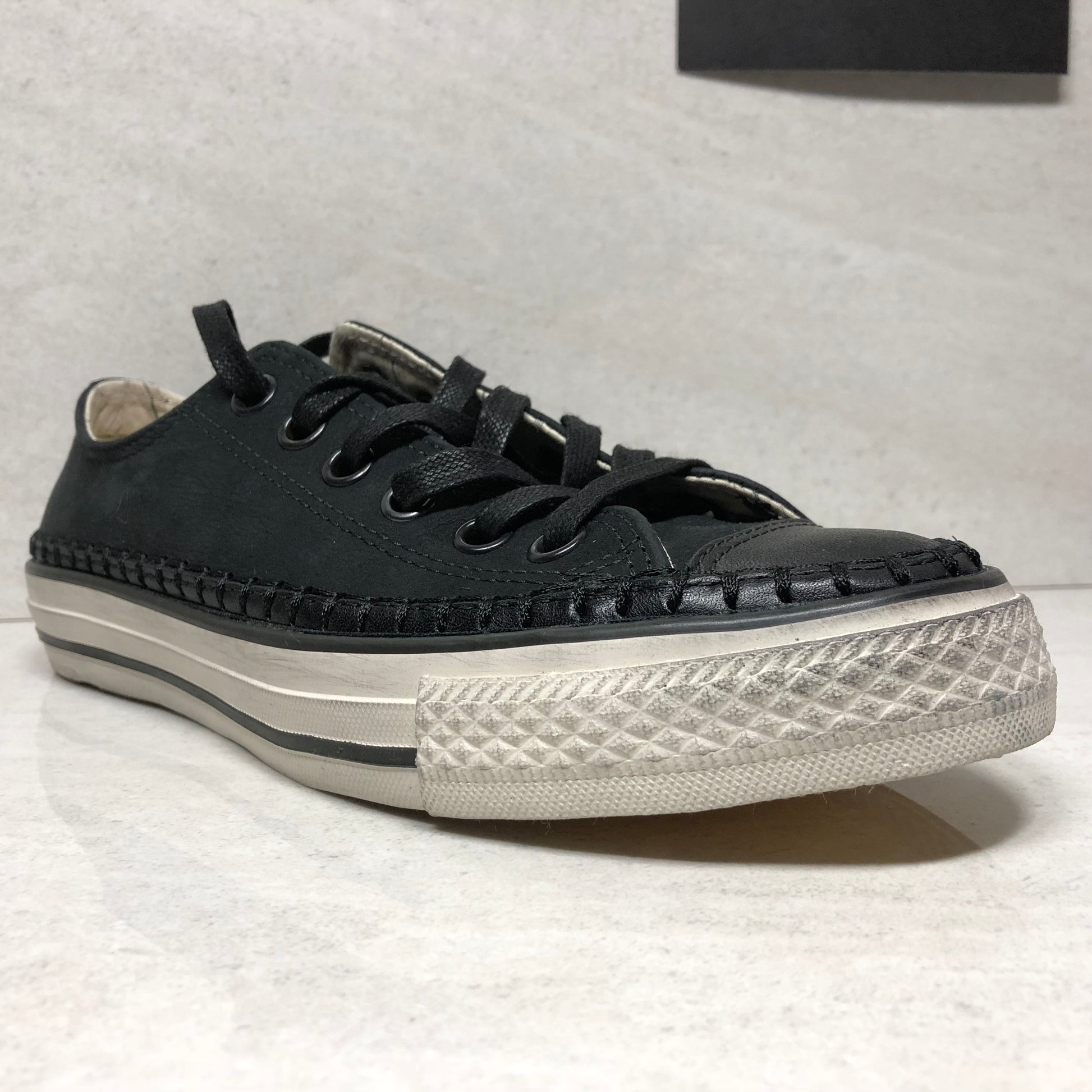 Converse Chuck Taylor Blankett Stitch Low Top Size 4.5/Size 6.5W Black 151287C - Converse