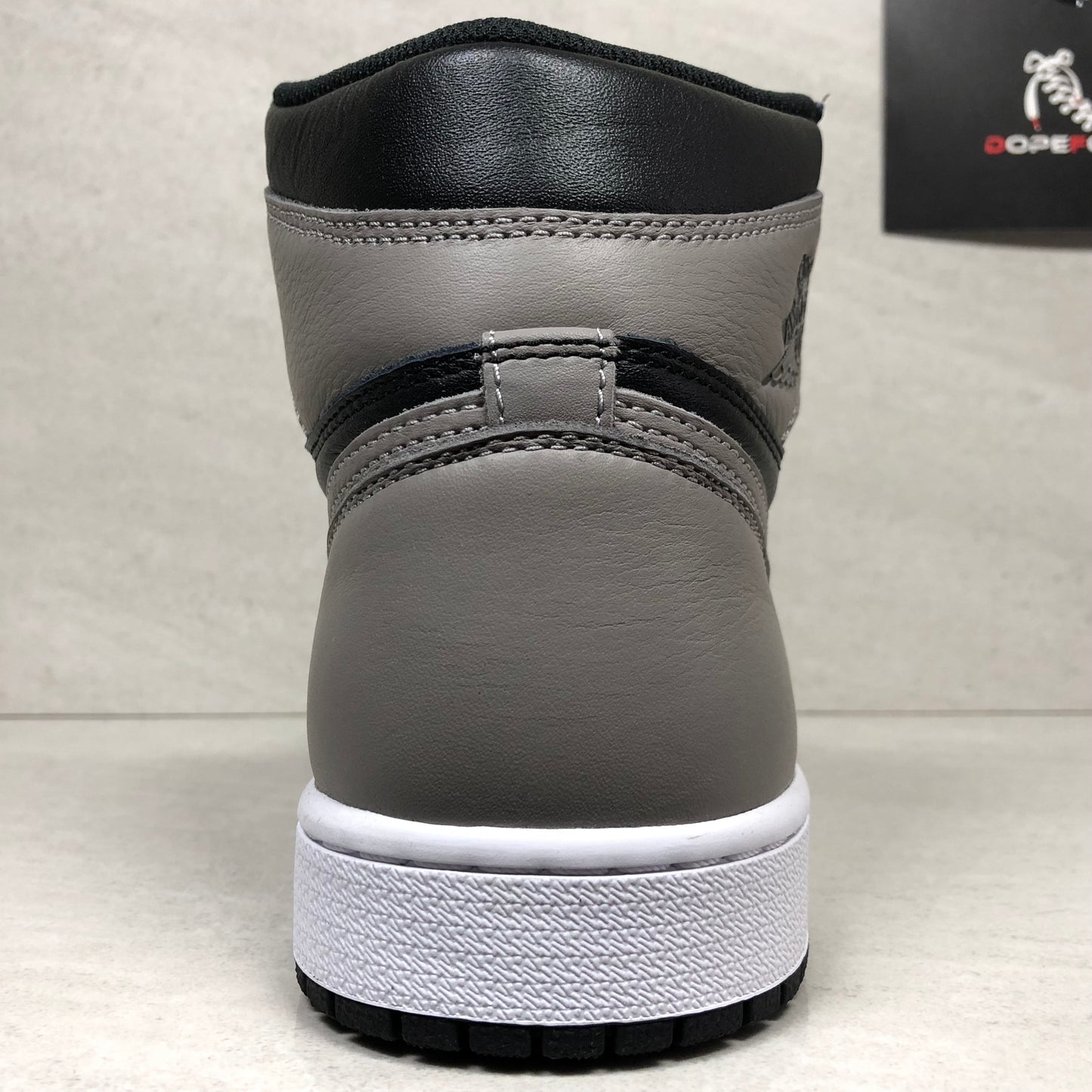 DS Nike Air Jordan 1 I High OG Shadow Gris Tamaño 9 Azul 555088 013