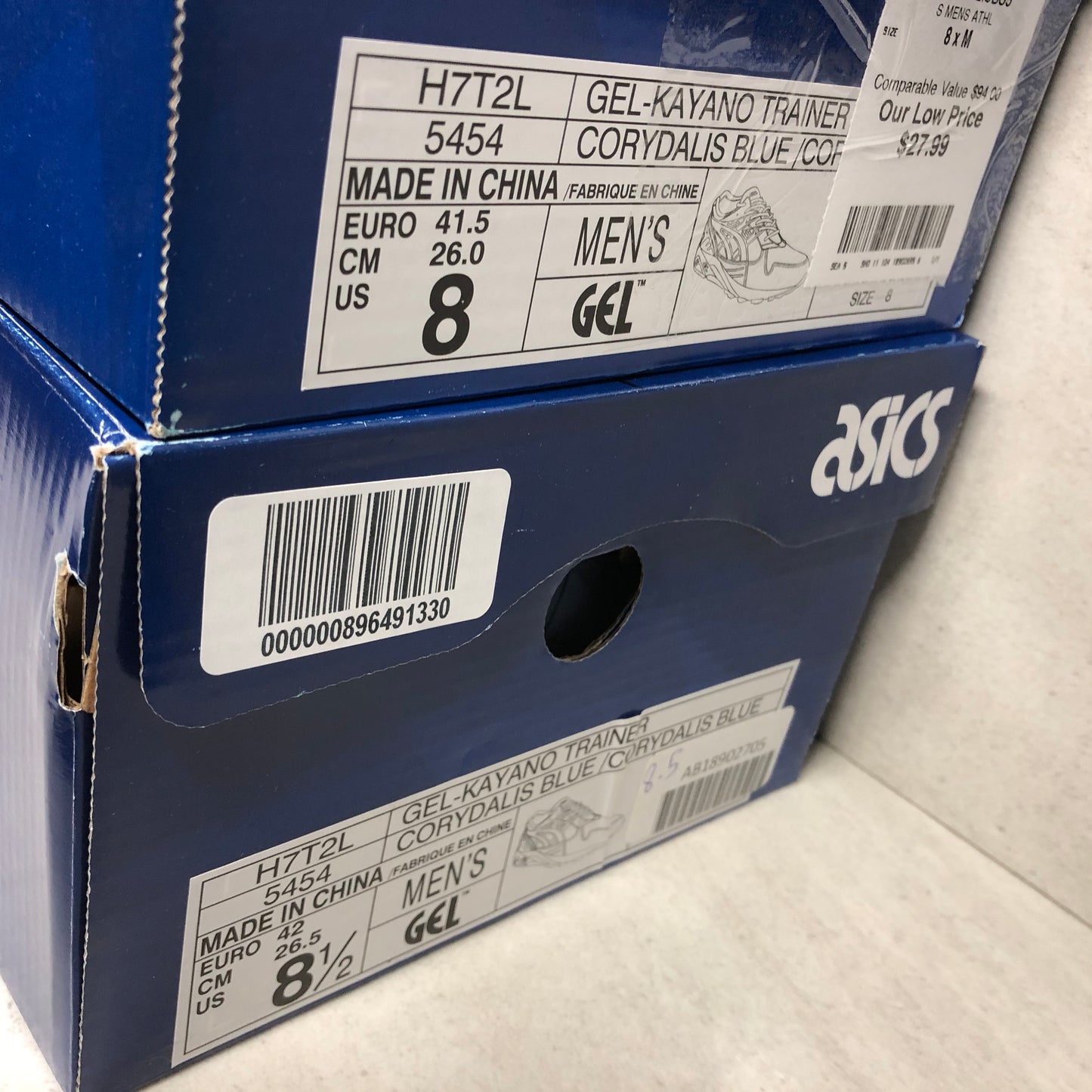 ASICS Kayano Trainer Corydalis Blue Size 8 - Asics