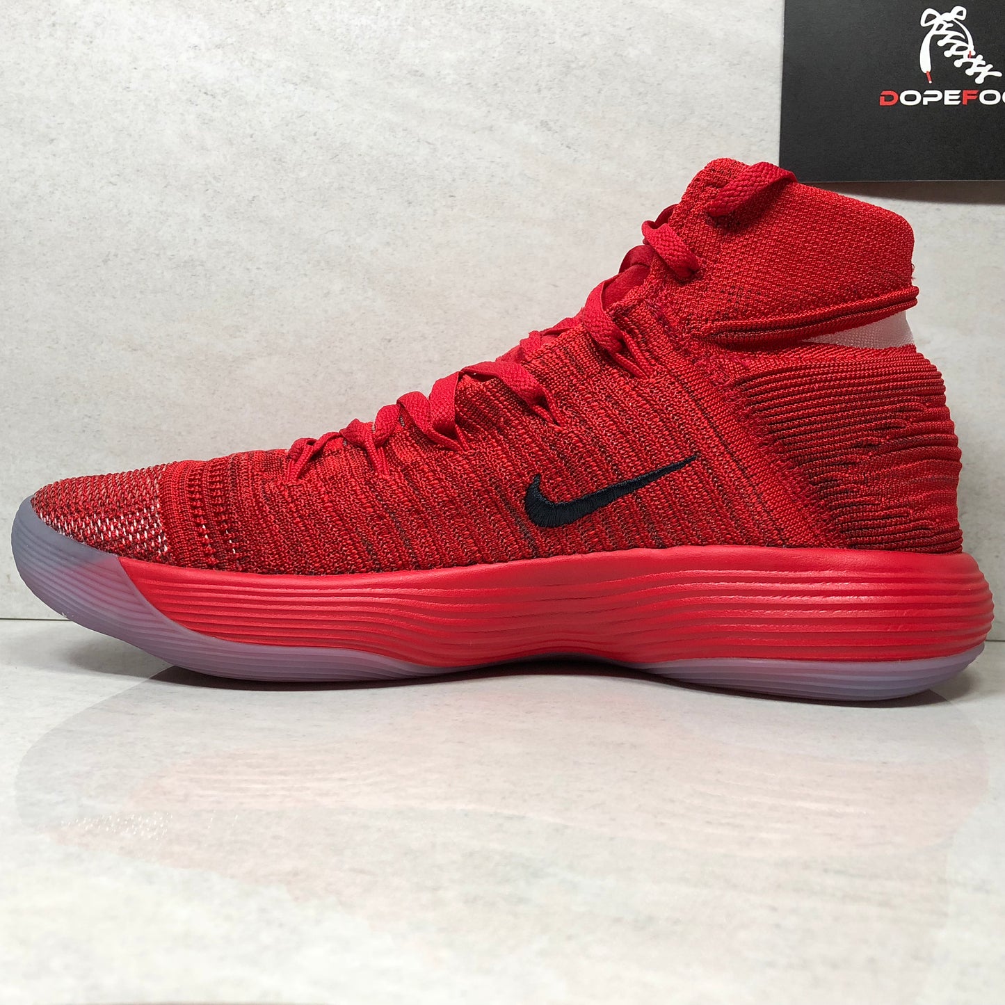Nike Basketball Hyperdunk 2017 - 897636 600 - Talla de hombre 11 - Rojo/Negro