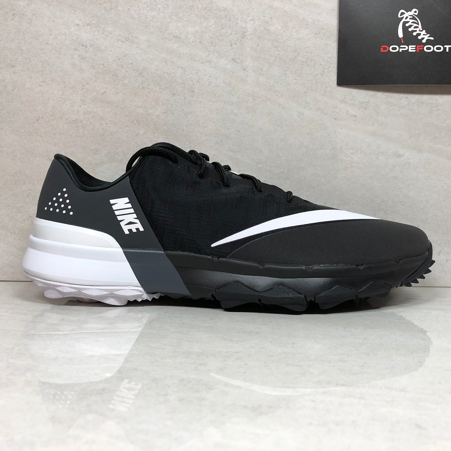 Nike Homme Nike FI Flex Golf 849960 001 Chaussures Taille 40/10.5 Noir/Blanc/Anthracite