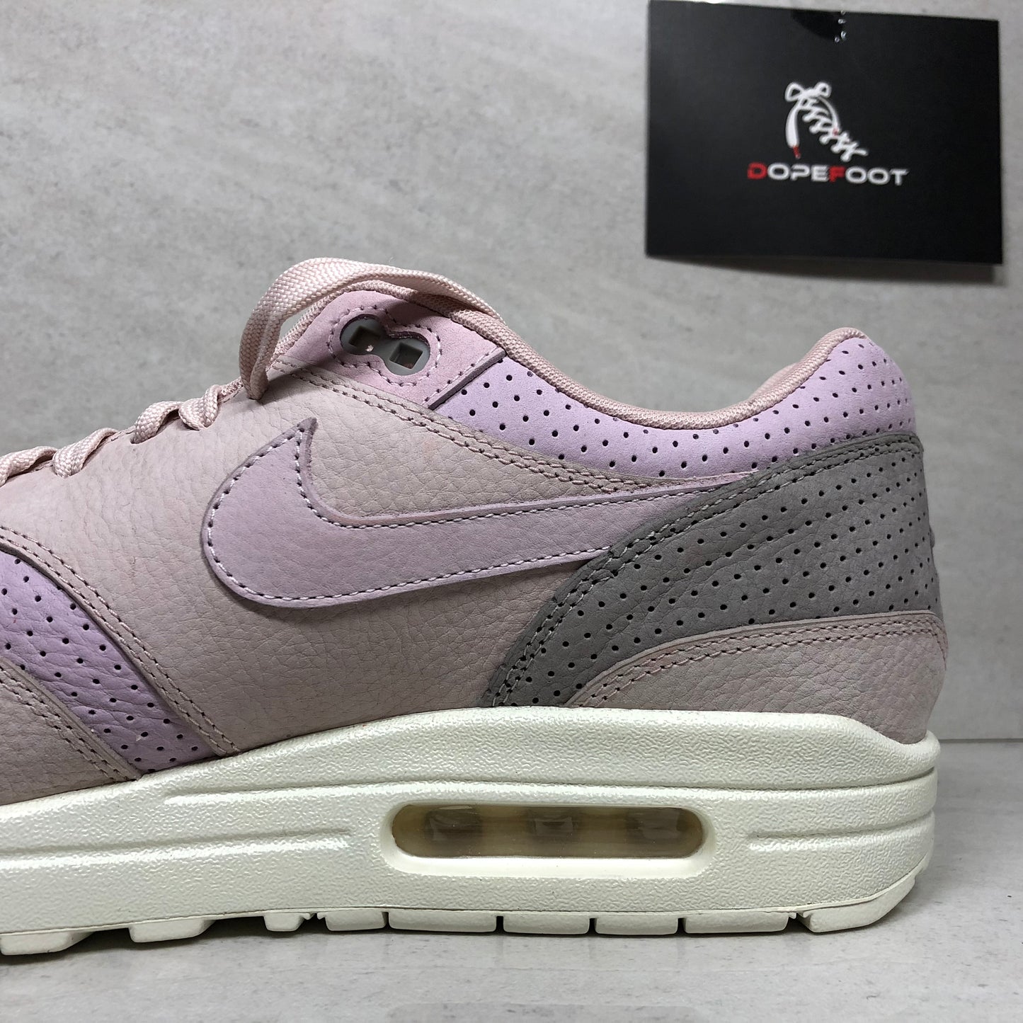 NikeLab Air Max 1 Pinnacle - 859554 600 - Homme Taille 10 Silt Rouge/Perle Rose