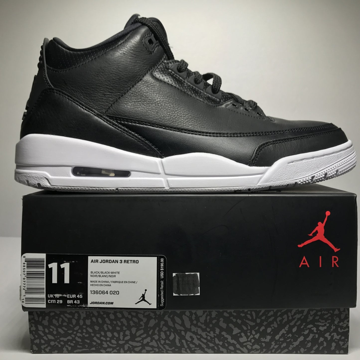 DS Nike Air Jordan 3 III Retro Cyber ​​Monday Talla 8.5/Talla 11/Talla 12