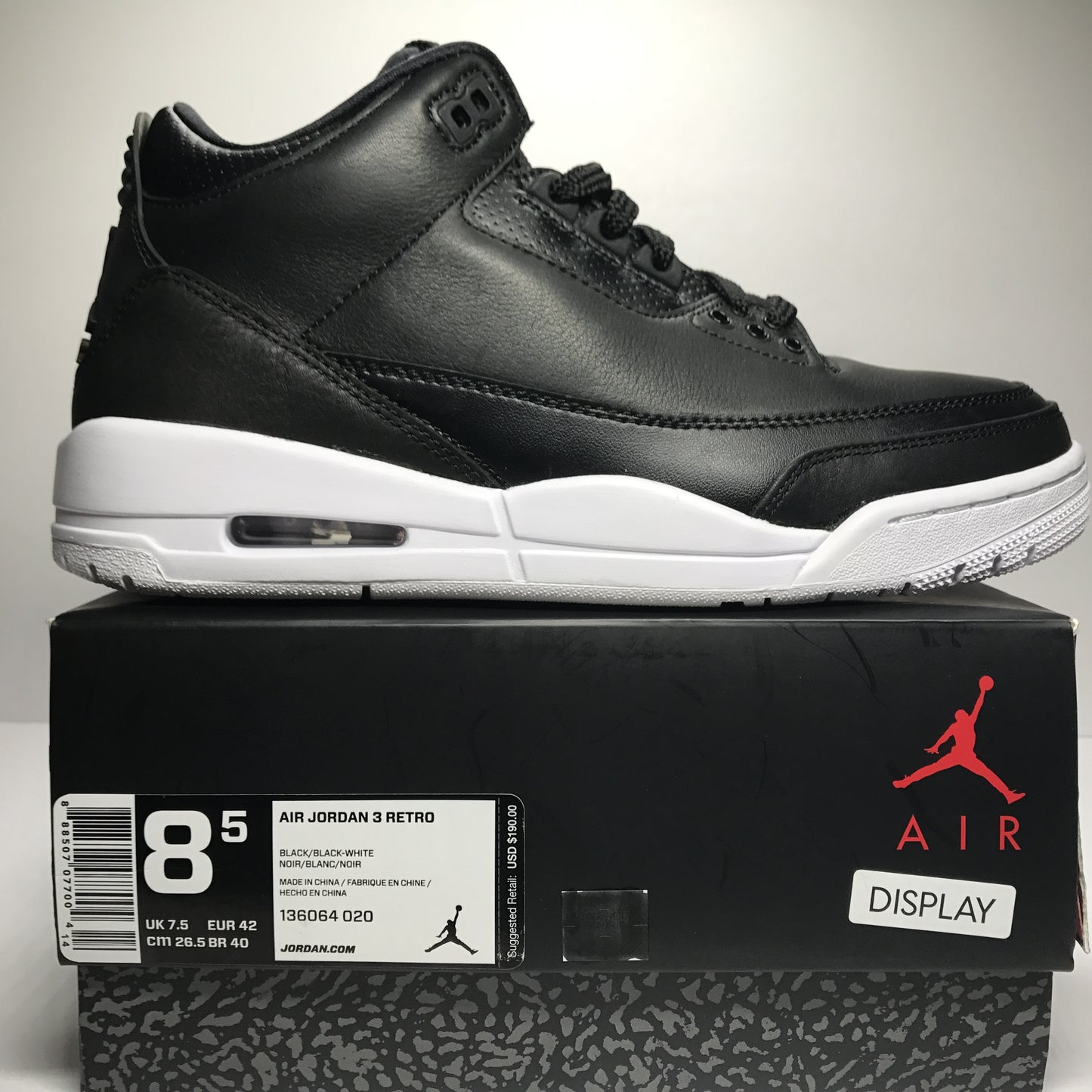 DS Nike Air Jordan 3 III Retro Cyber ​​Monday Talla 8.5/Talla 11/Talla 12