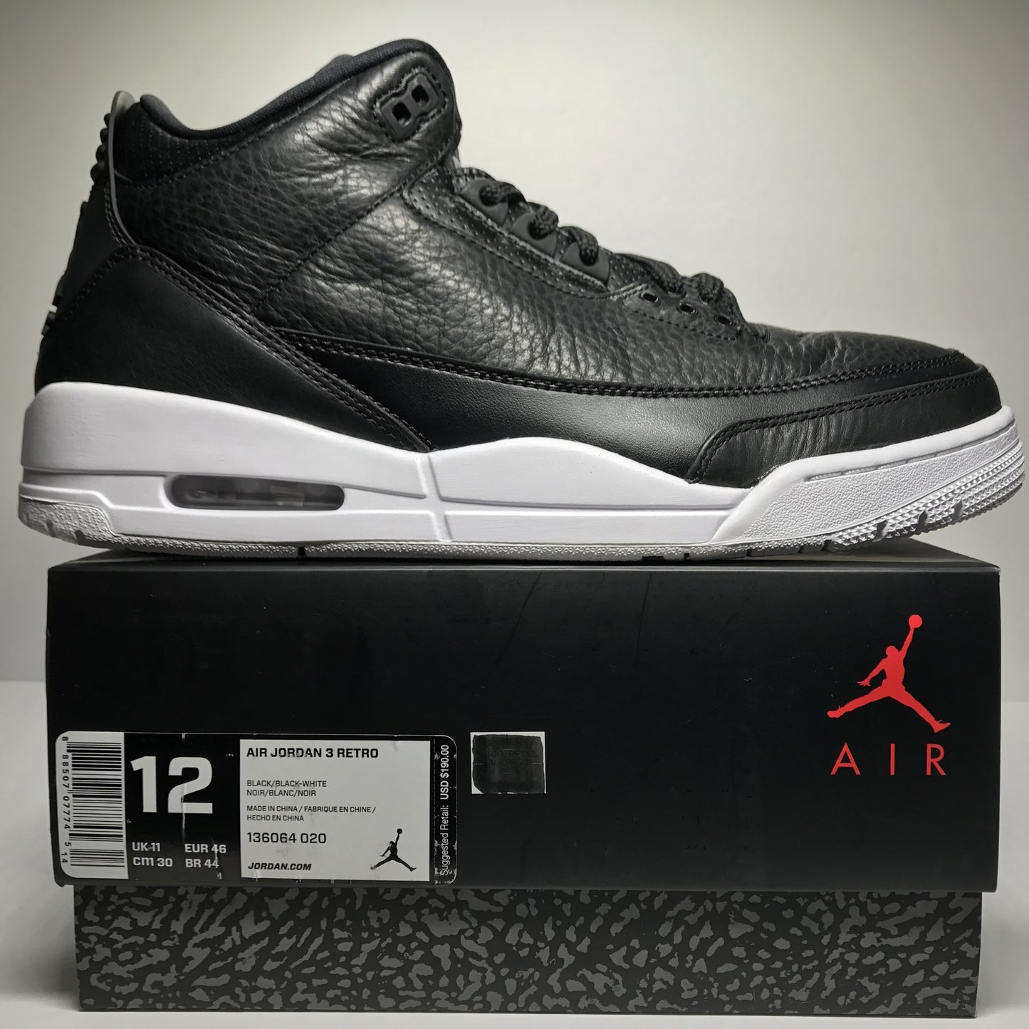 DS Nike Air Jordan 3 III Retro Cyber ​​Monday Talla 8.5/Talla 11/Talla 12
