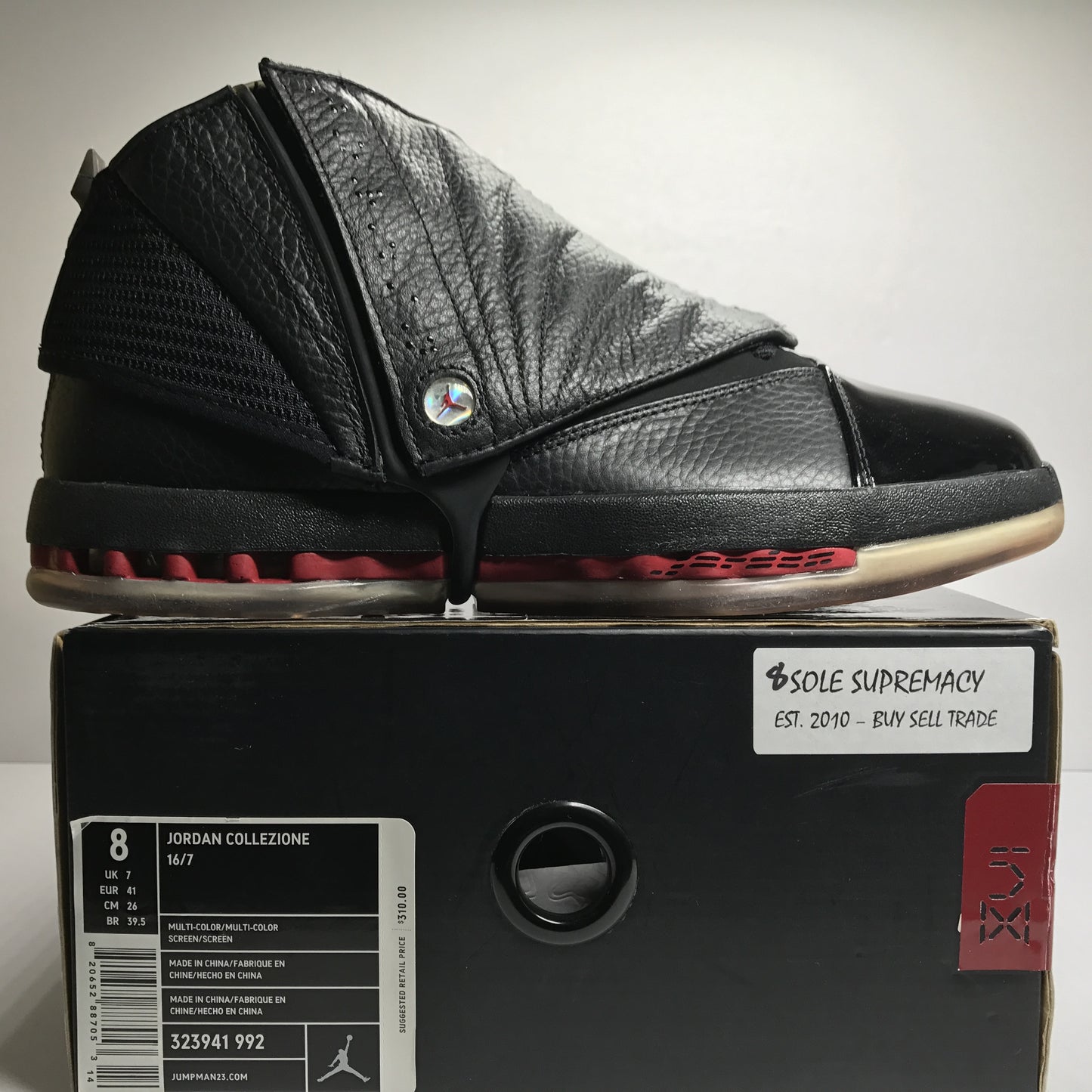 DS Nike Air Jordan 16 XVI CDP Criado Tamaño 8