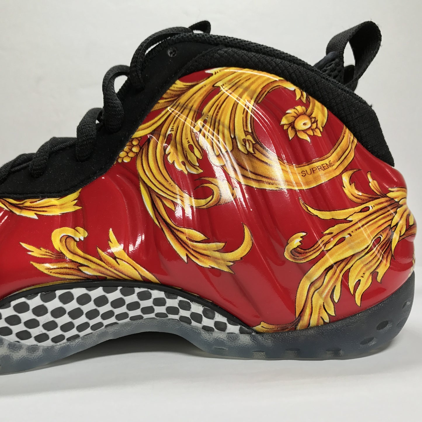 DS Nike Air Foamposite One 1 Supreme SP Sport Red/Gold Size 8.5