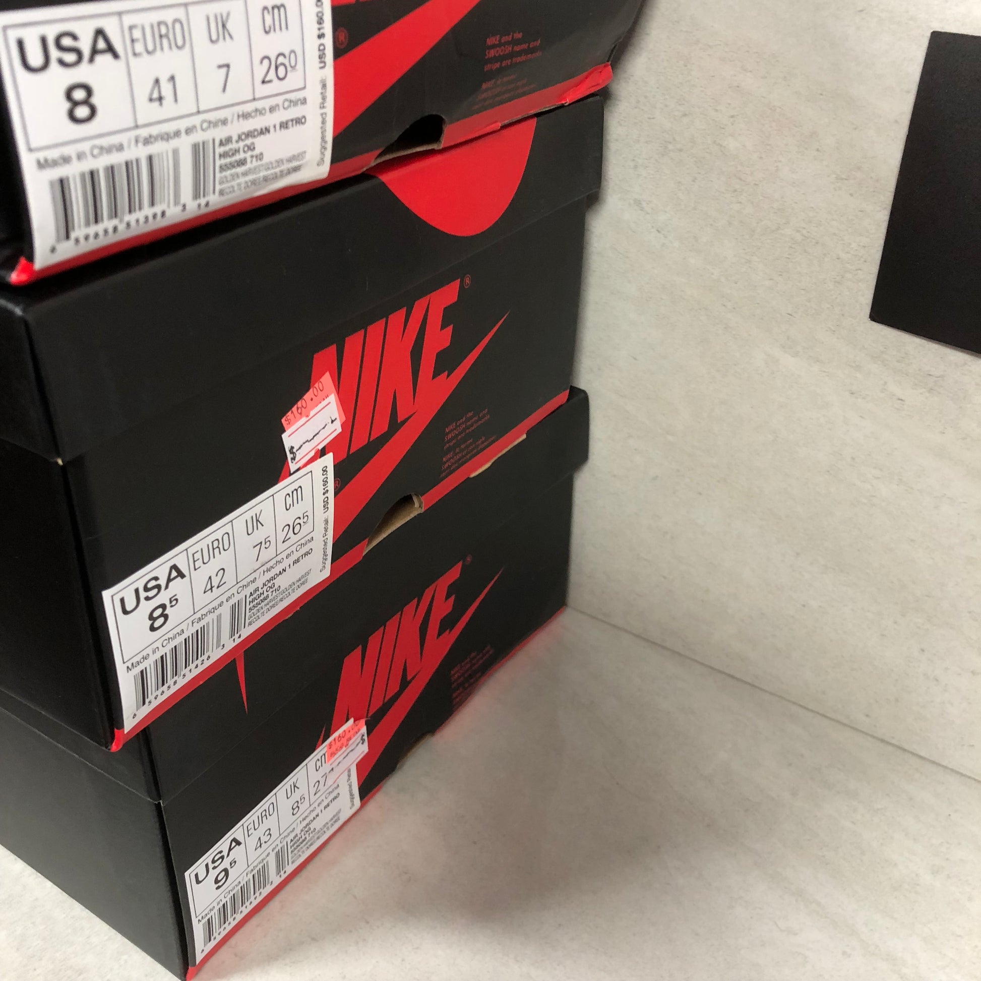 Nike Air Jordan 1 I High Wheat 555088-710 Men's Size 9.5/Size 10.5/Size 11 - DOPEFOOT