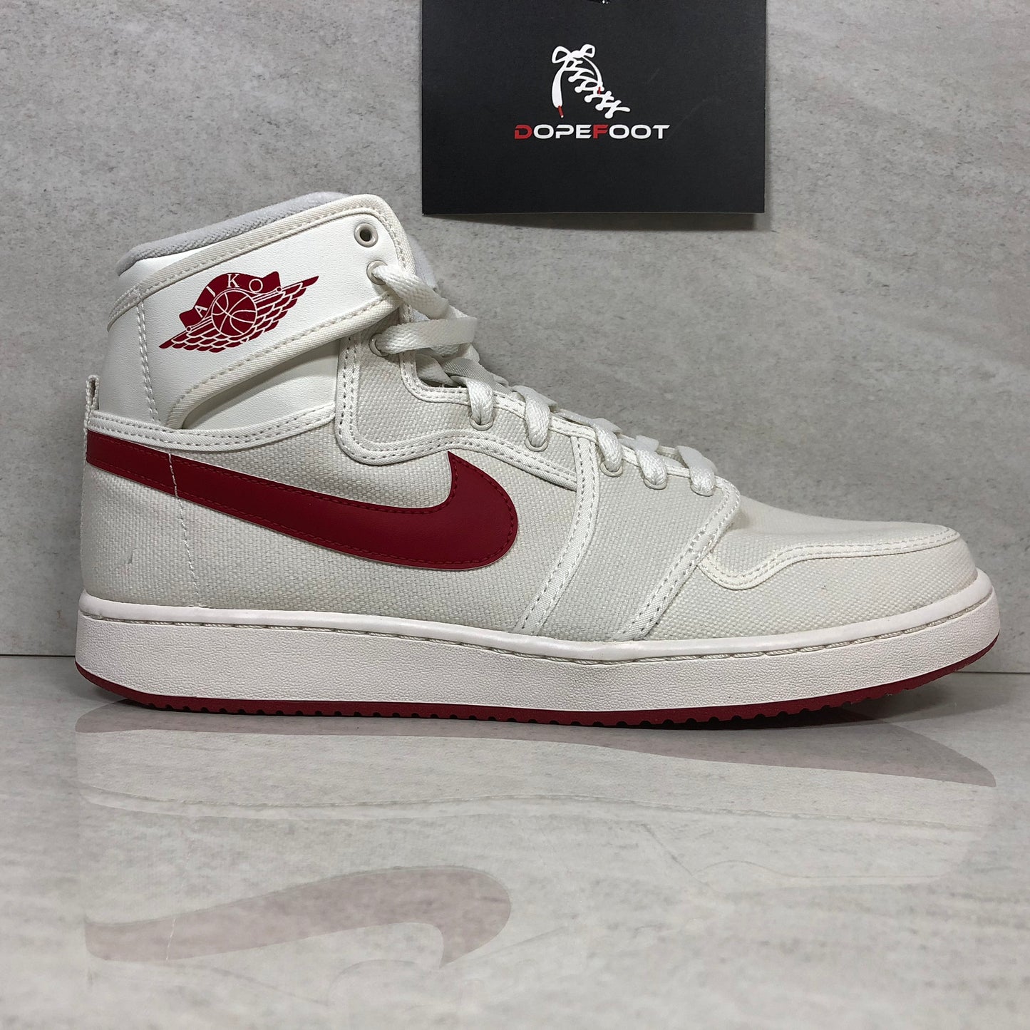 Nike Air Jordan 1 I Retro High AJ1 KO Sail - 638471 102 - Hombre Talla 10.5 Rojo