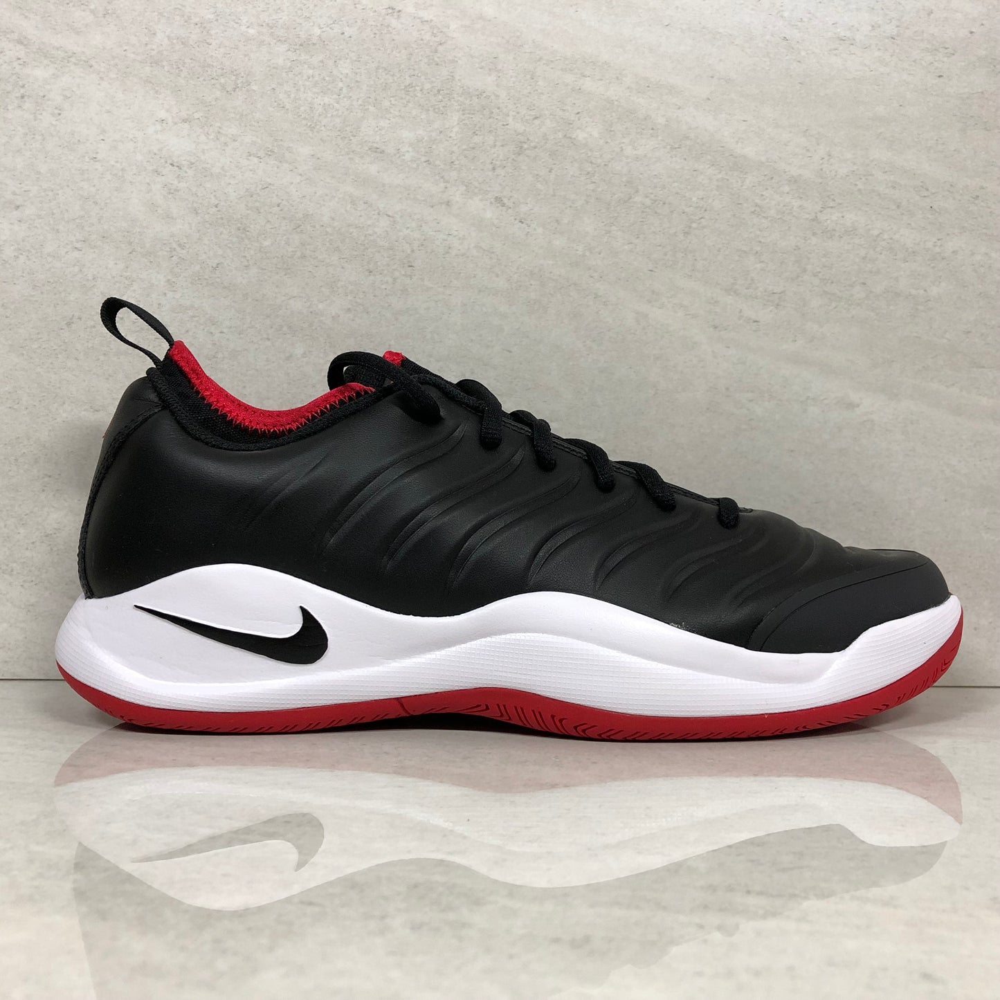 Nike Air Oscillate XX Pete Sampras Jumpsmash Tennis Chaussures - AH6892-001 - Homme Taille 11.5 Blanc/Noir-University Red